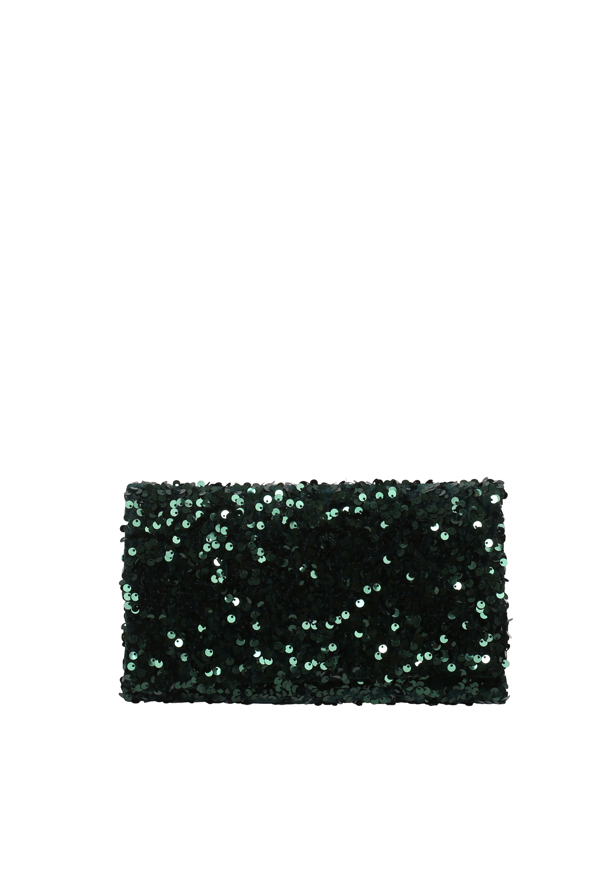 Clutch Leder Sequins