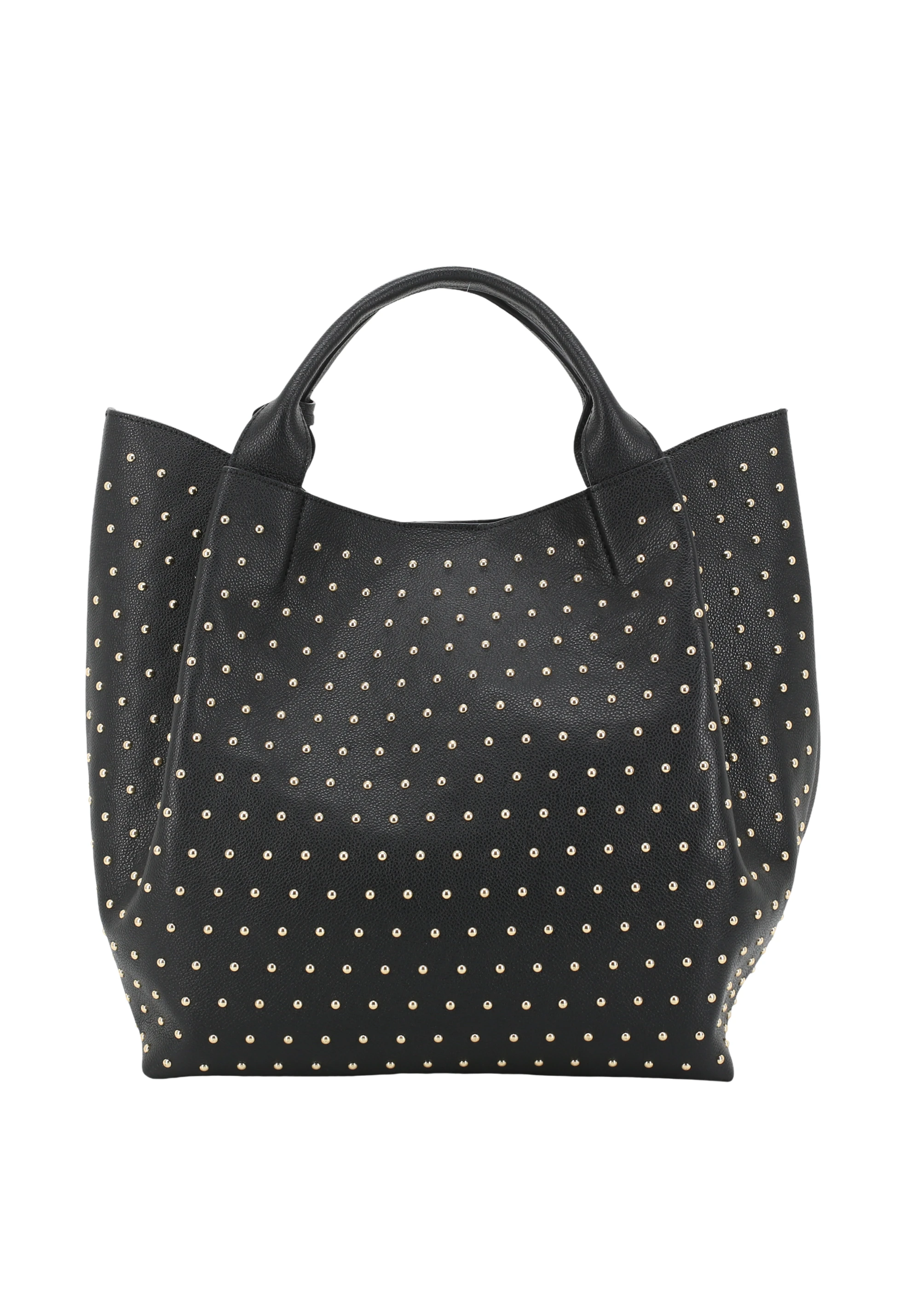 Sac shopping ESSENTAIL studs Cuir Agave