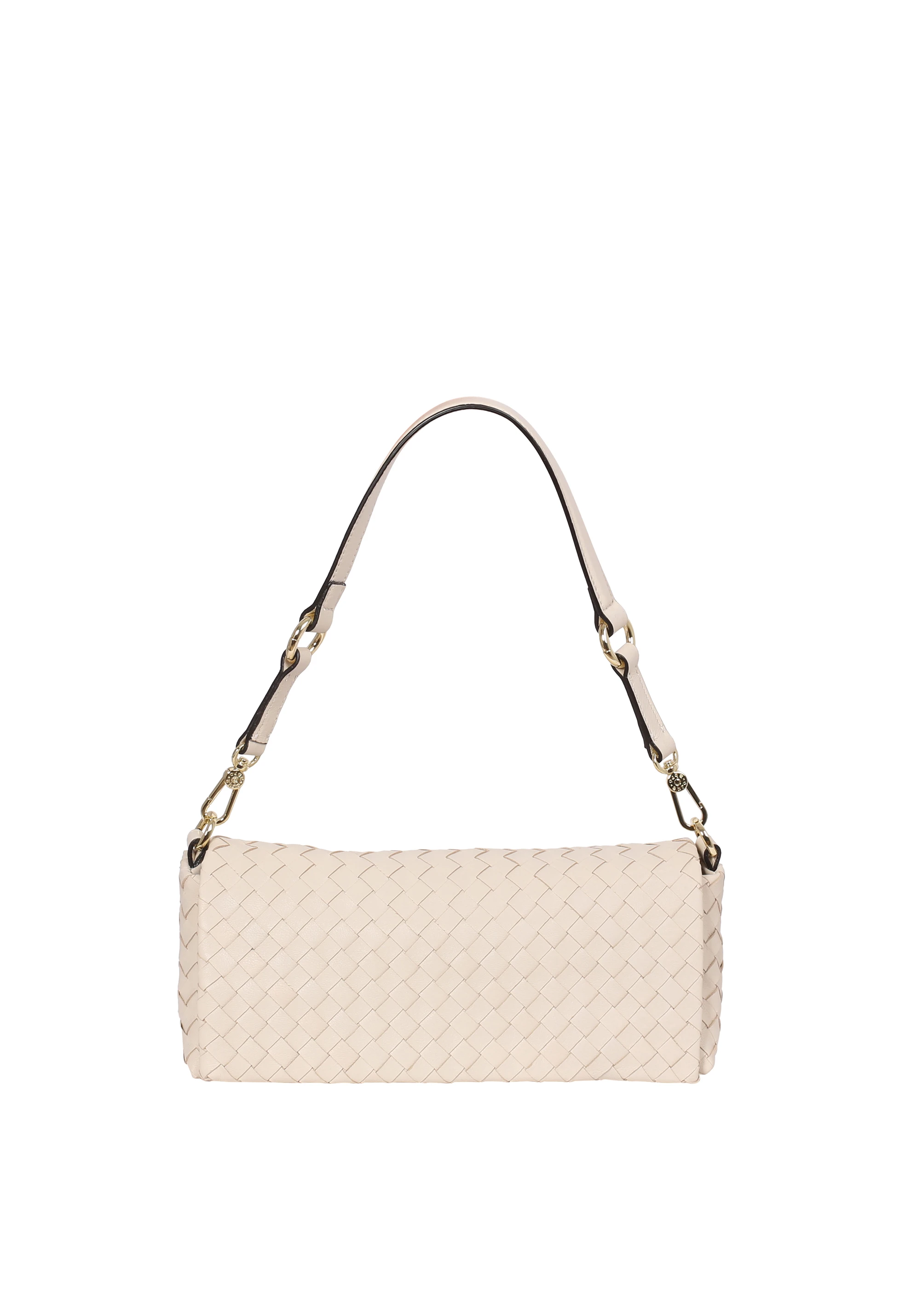 Borsa a spalla MILA Pelle Piuma weaving