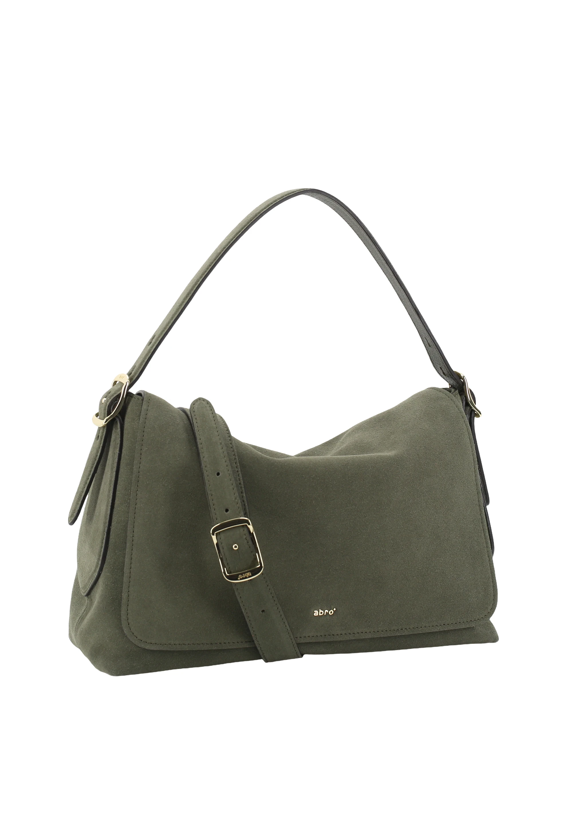 Schultertasche  CARINA Leder Suede