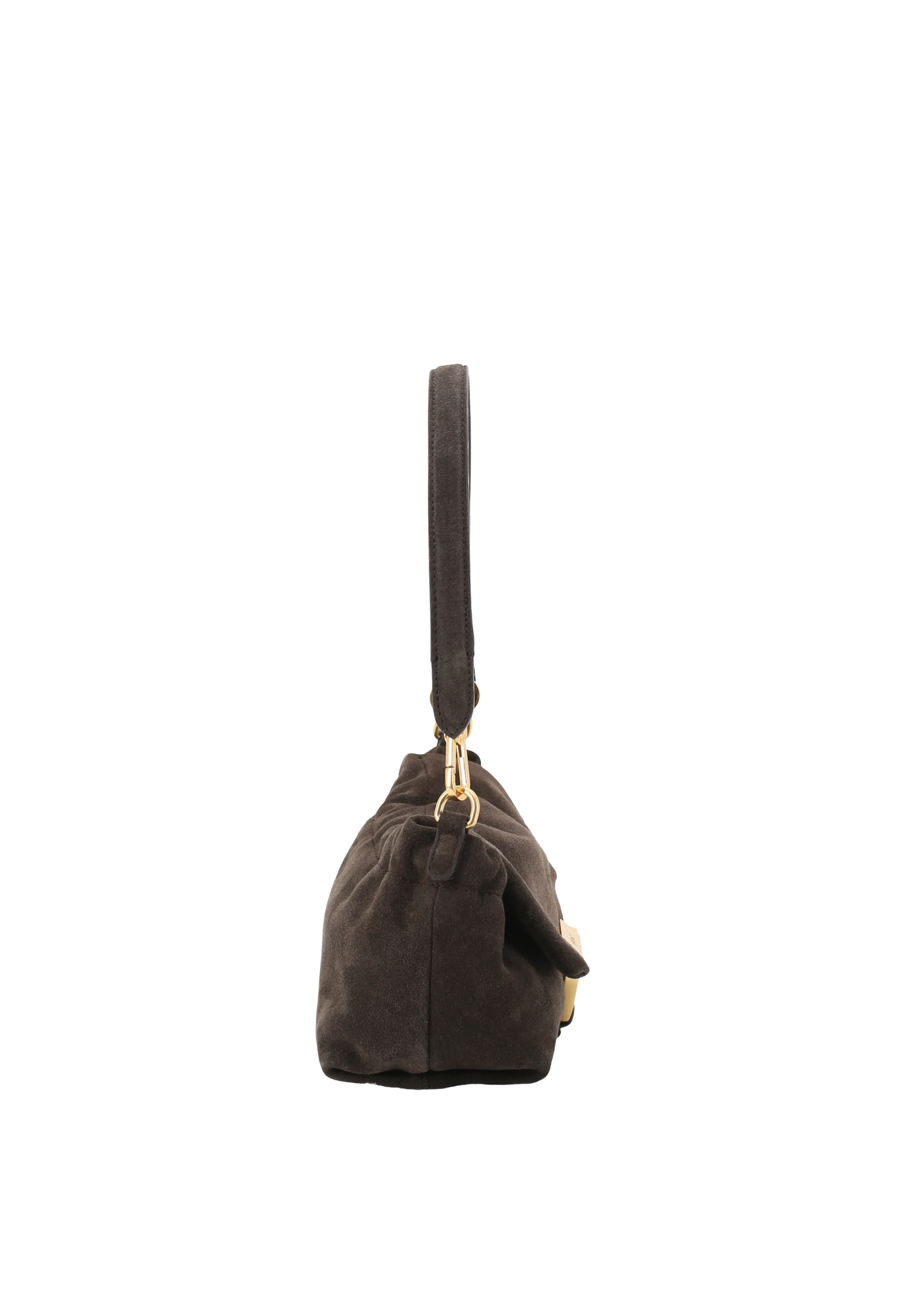 shoulder bag TEMI small Leather Suede