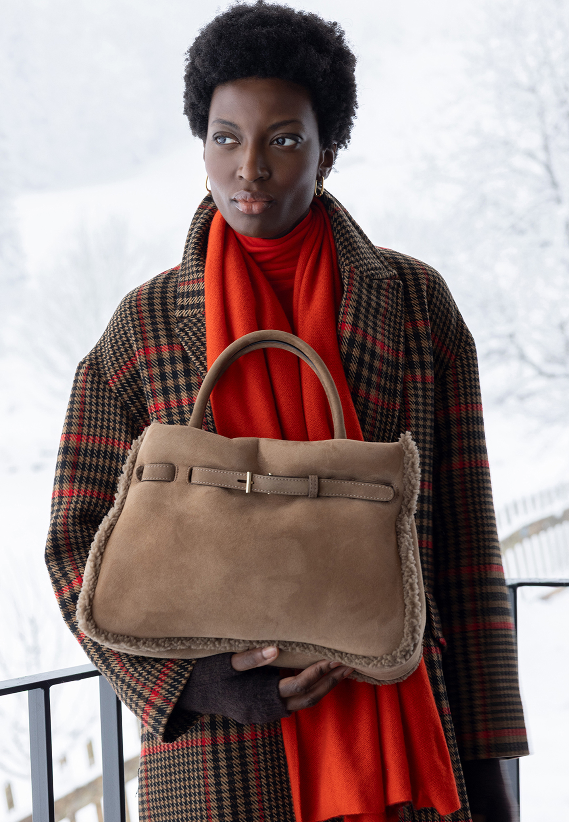 sac à main JILL Cuir Shearling Reversible