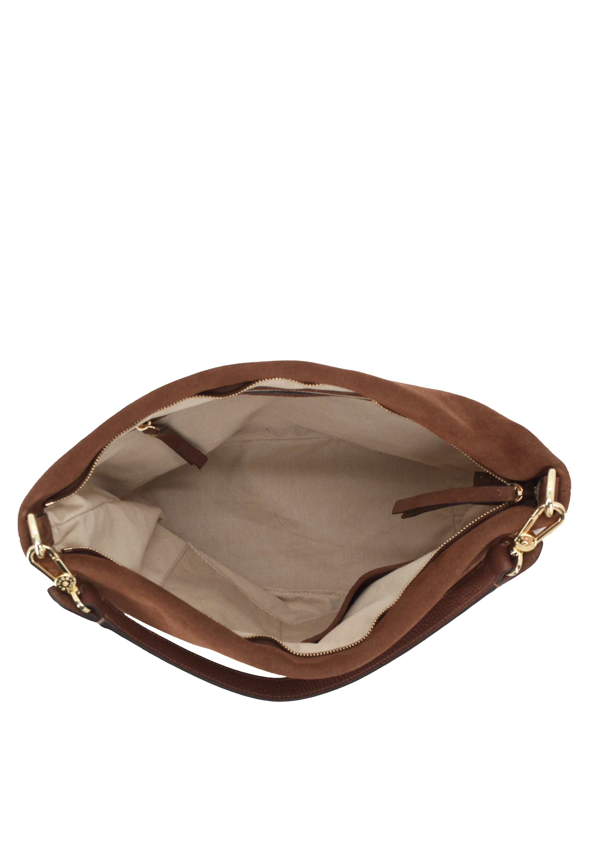 Bolso hobo EBONY Piel Suede