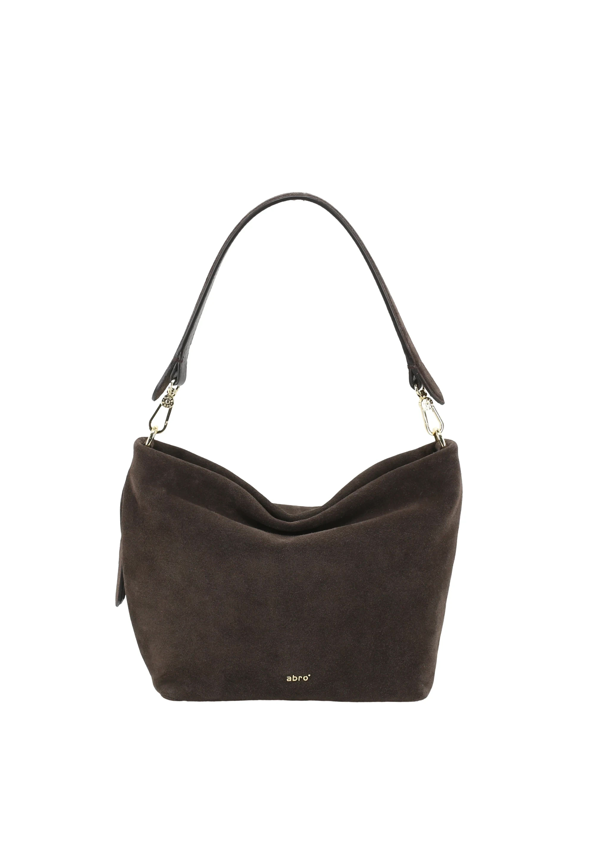 Bolso hobo EBONY SMALL Piel Suede