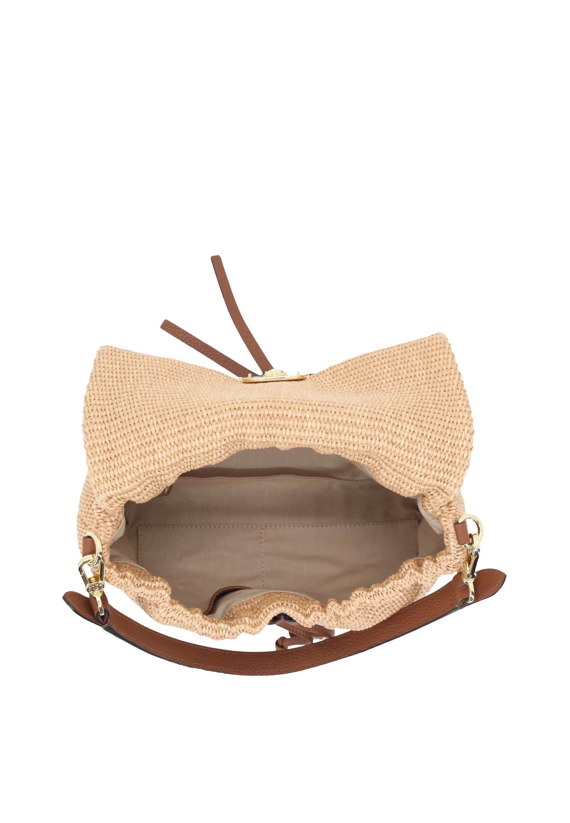 shoulder bag TEMI medium Raffia