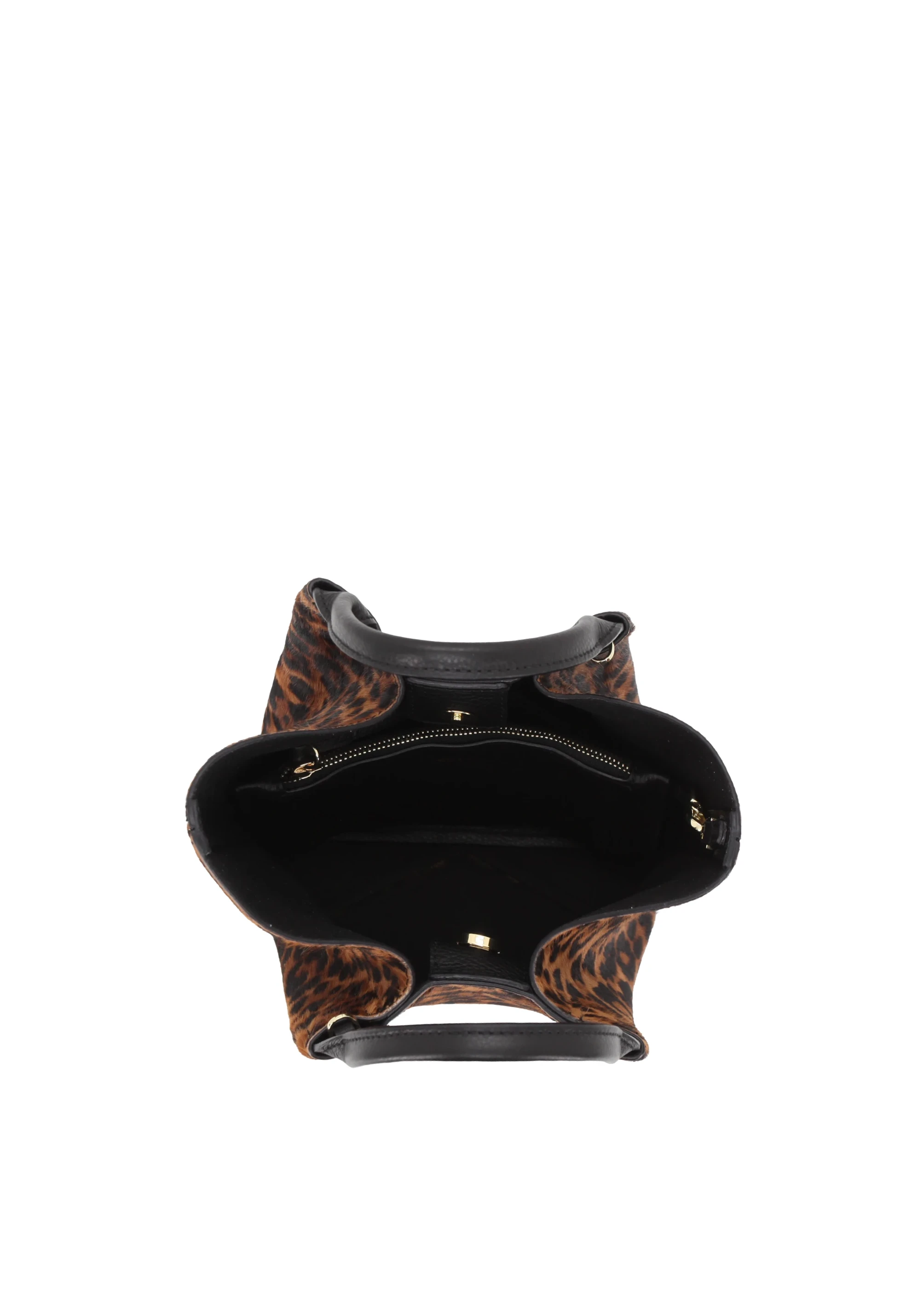 Shopper ESSENTIAL small Leather Animal Print