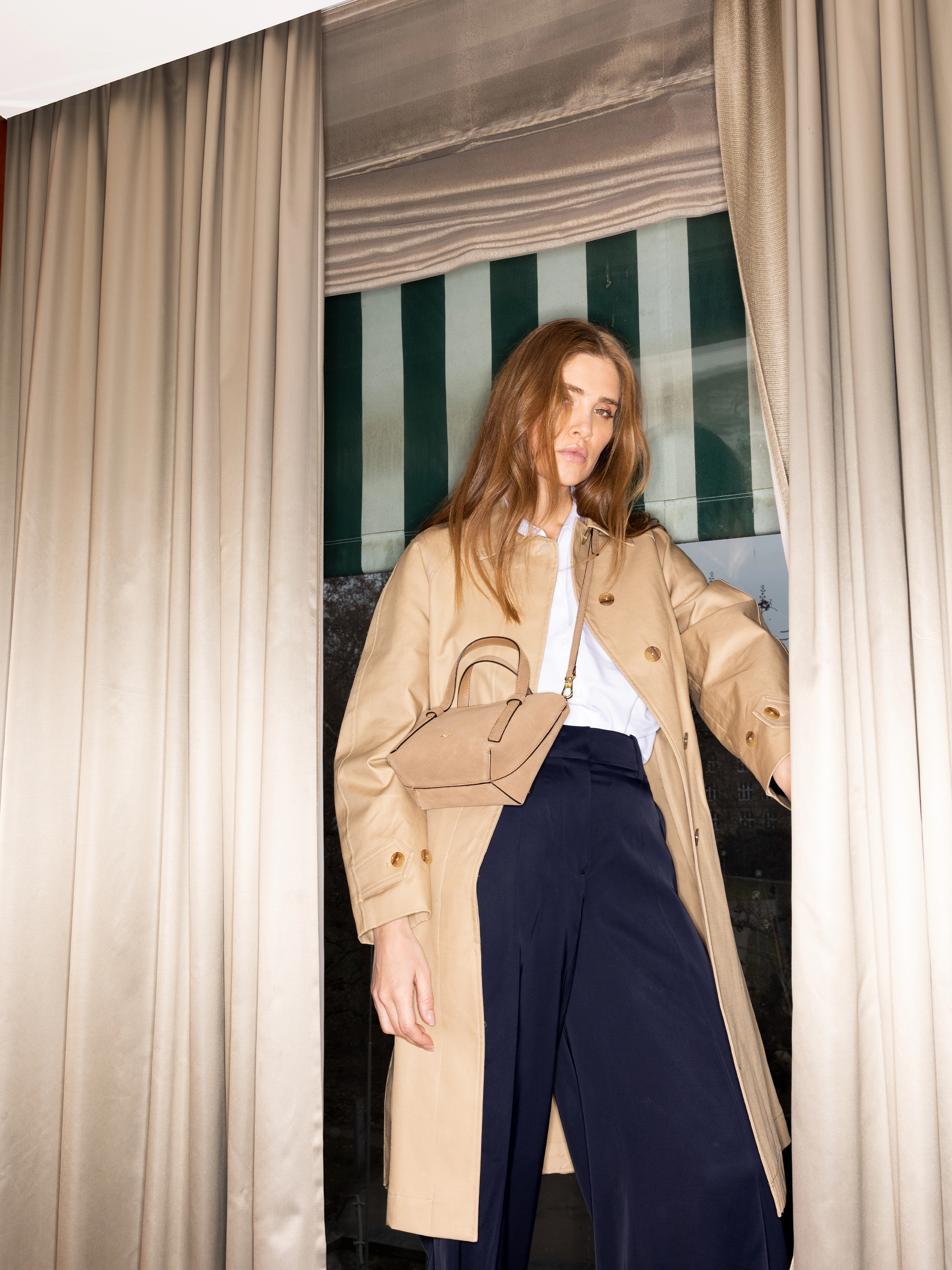 Handtasche COSMO mini Leder Suede