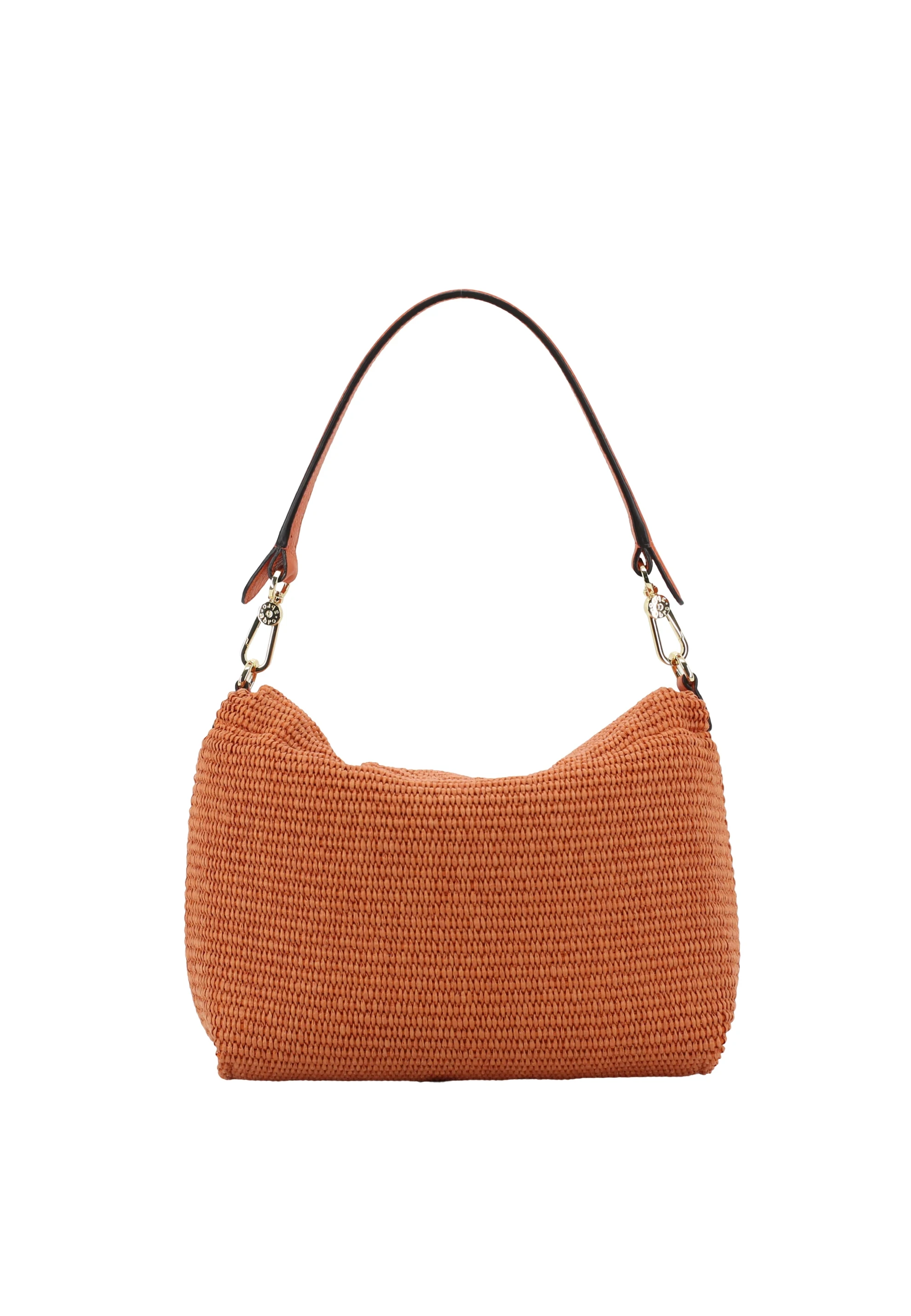 borsa a spalla TEMI medium Raffia