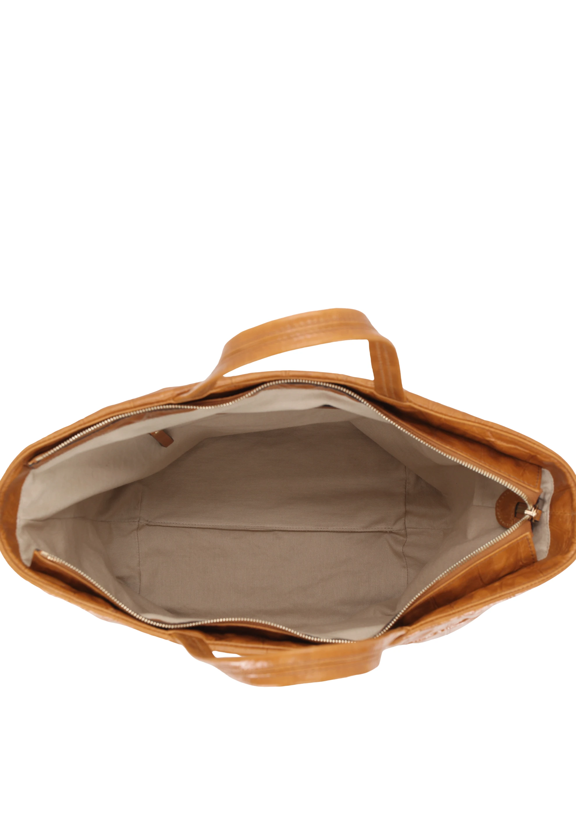 Shopper ALBA Leder Maxi Cocco