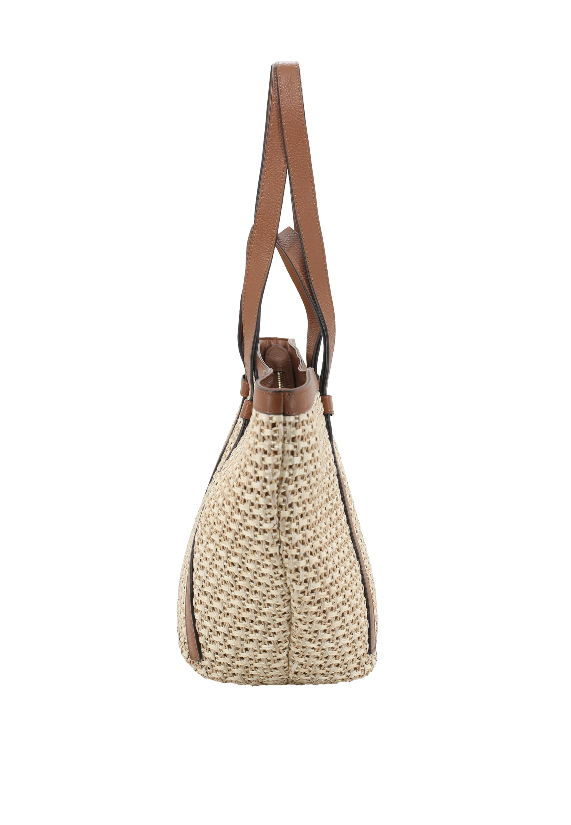 Shopper COSMO large Raffia/pelle
