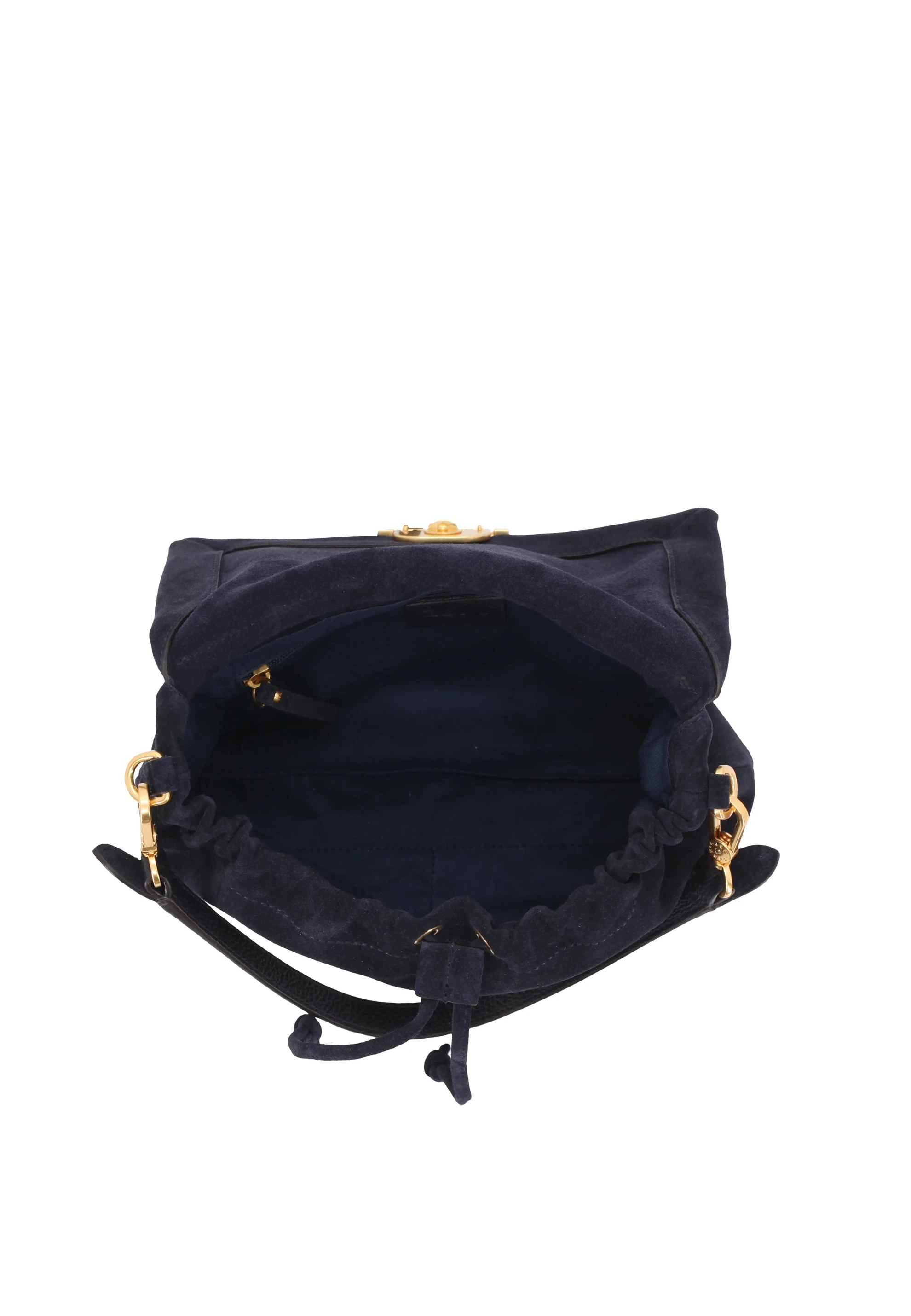 shoulder bag TEMI medium Leather Suede