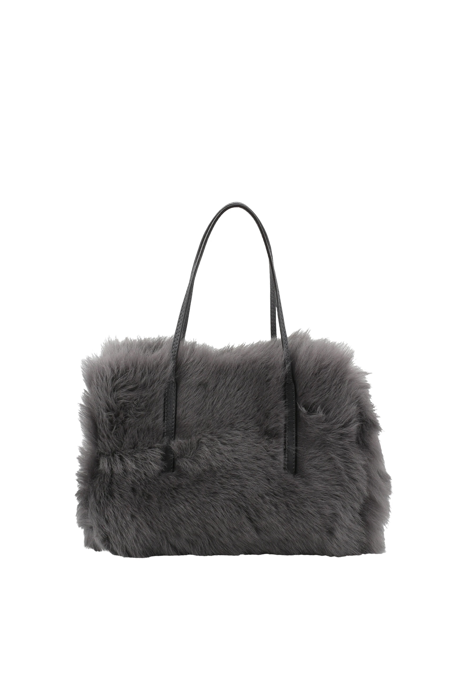 Handtasche NOELLE Leder Shearling LH