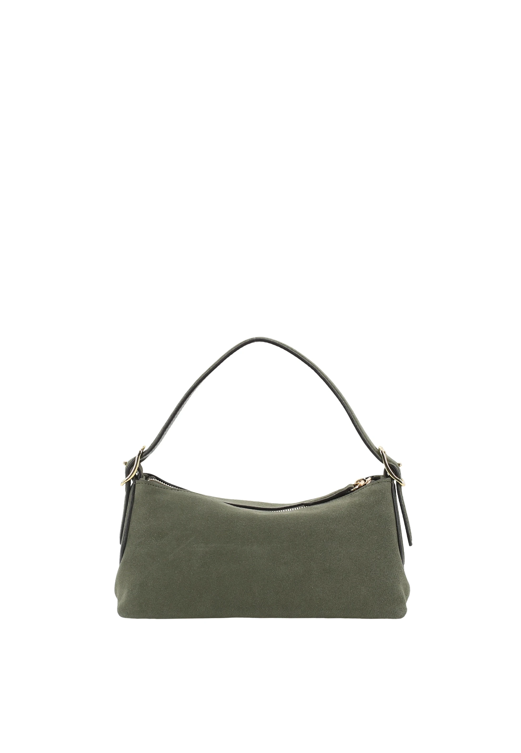 Schultertasche CARINA Leder Suede
