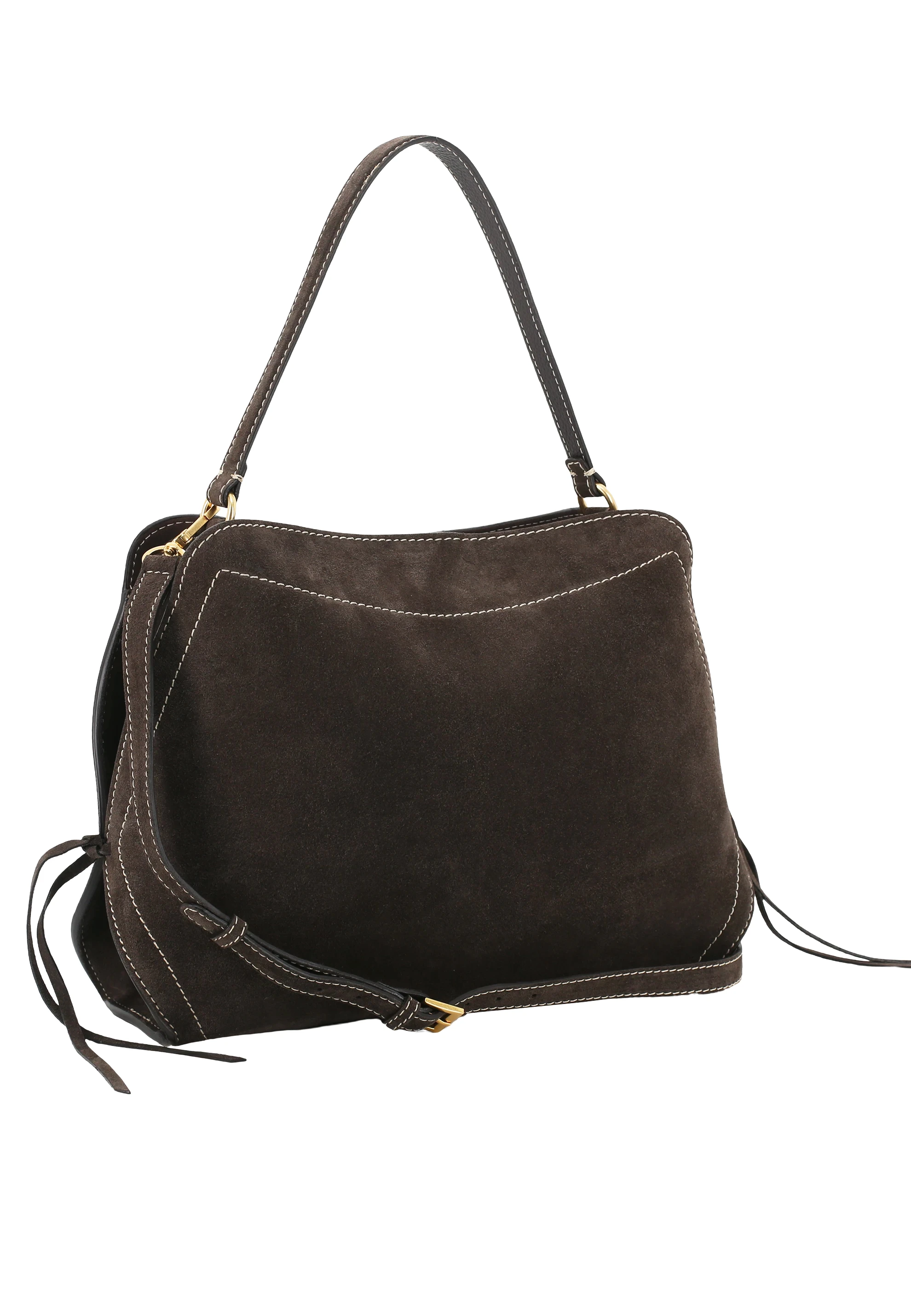 bolso de mano NECESSITY BIG Piel SUEDE