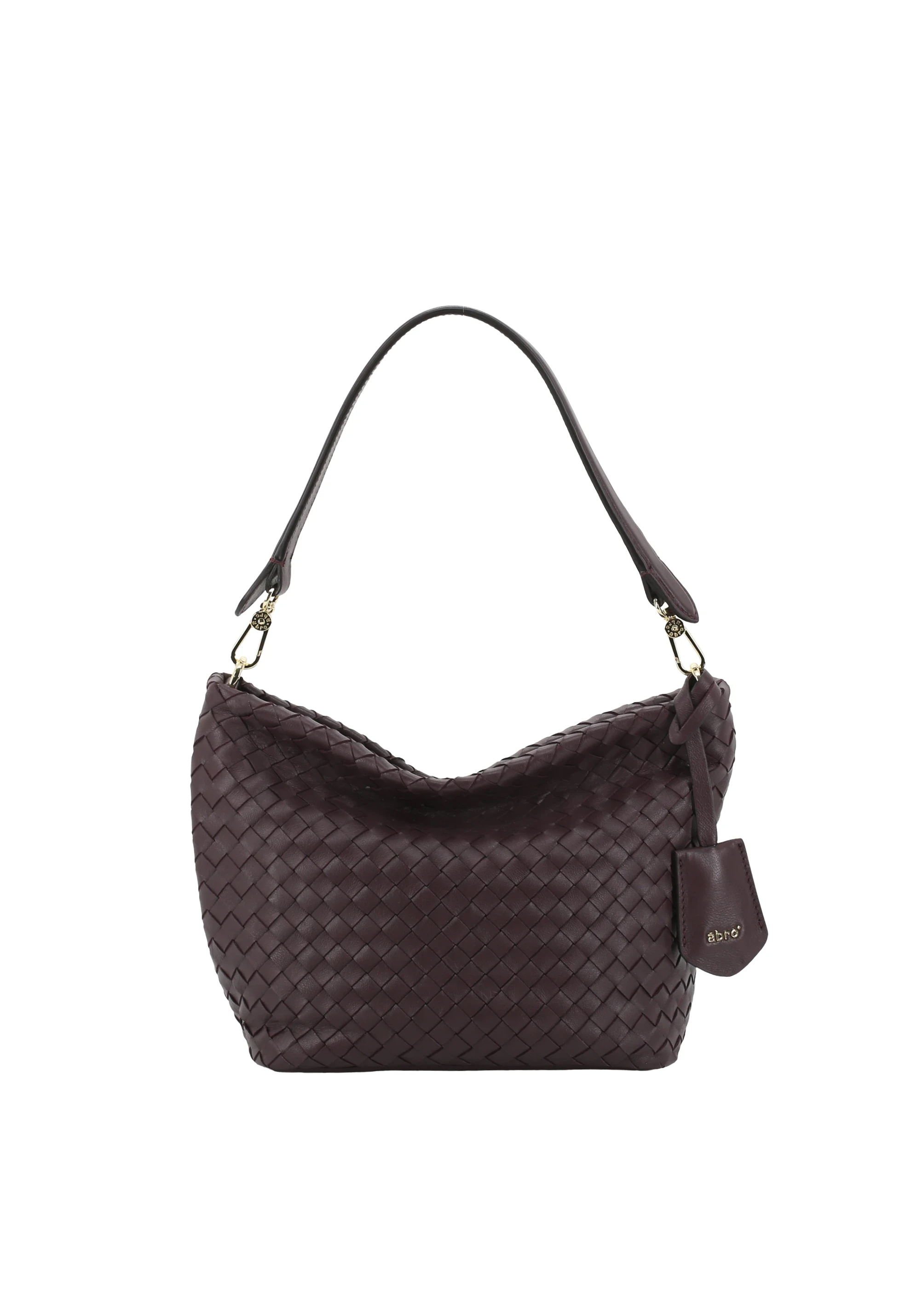 Hobo EBONY SMALL Leather Piuma Opaco