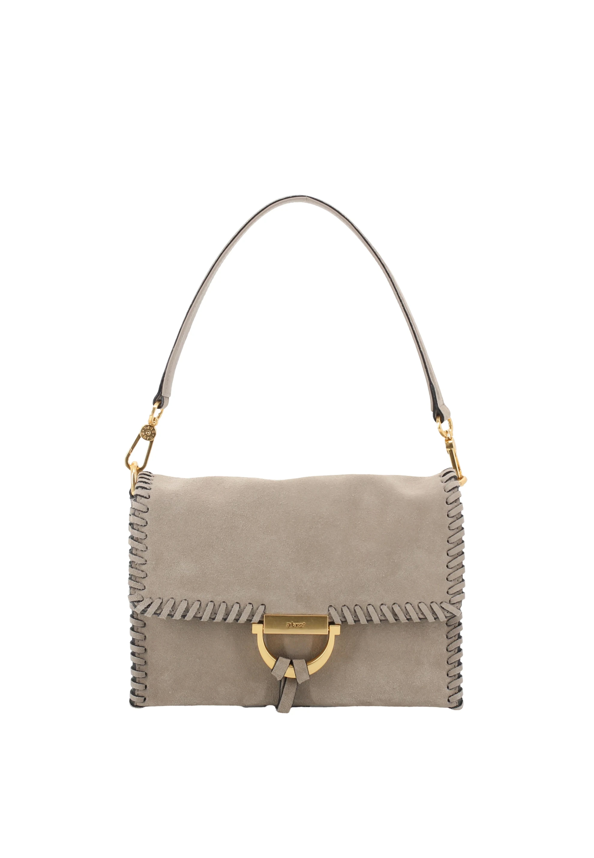 Shoulder bag TEMI STITCH Leather Suede