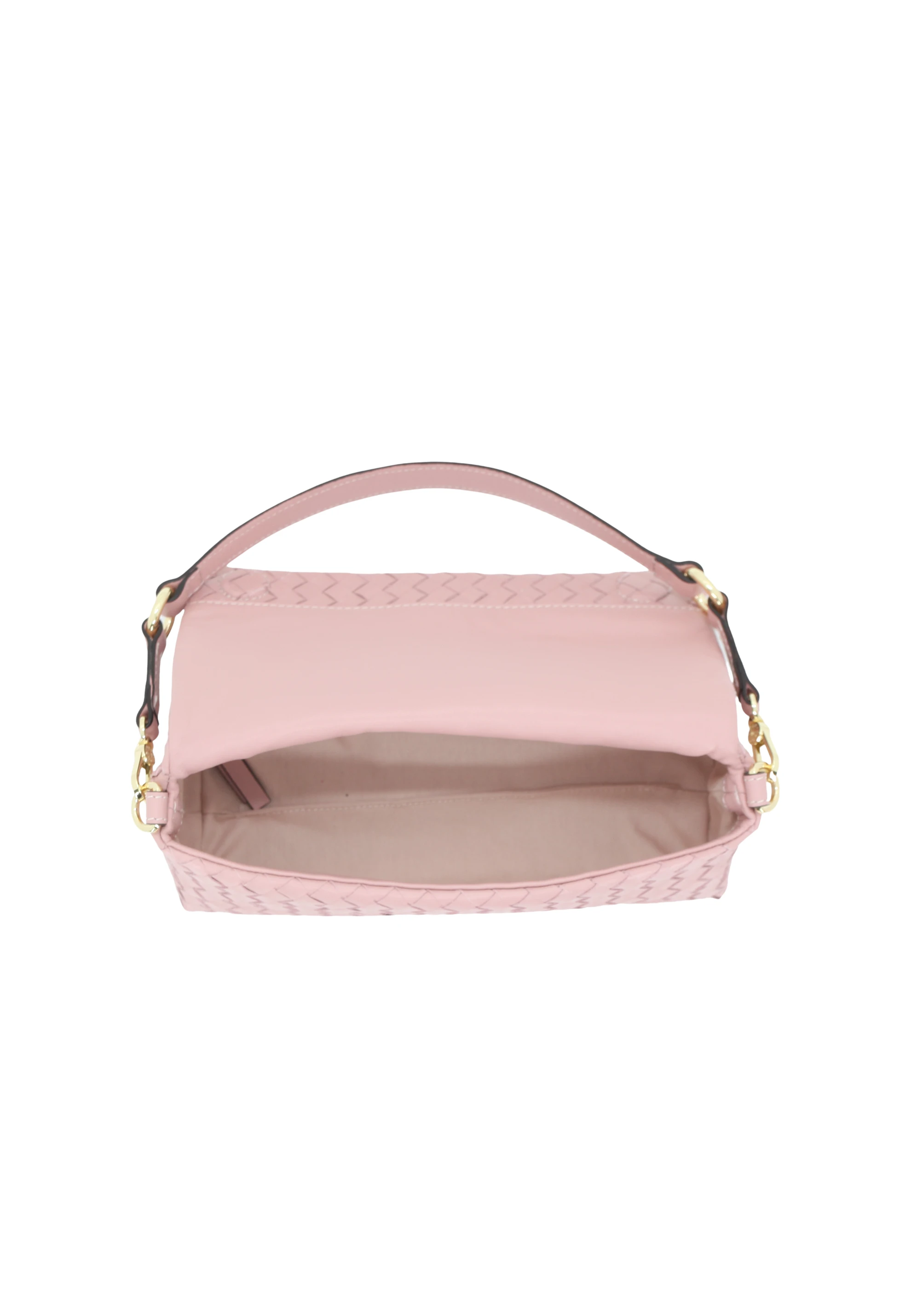 Shoulderbag MILA Leather Piuma weaving