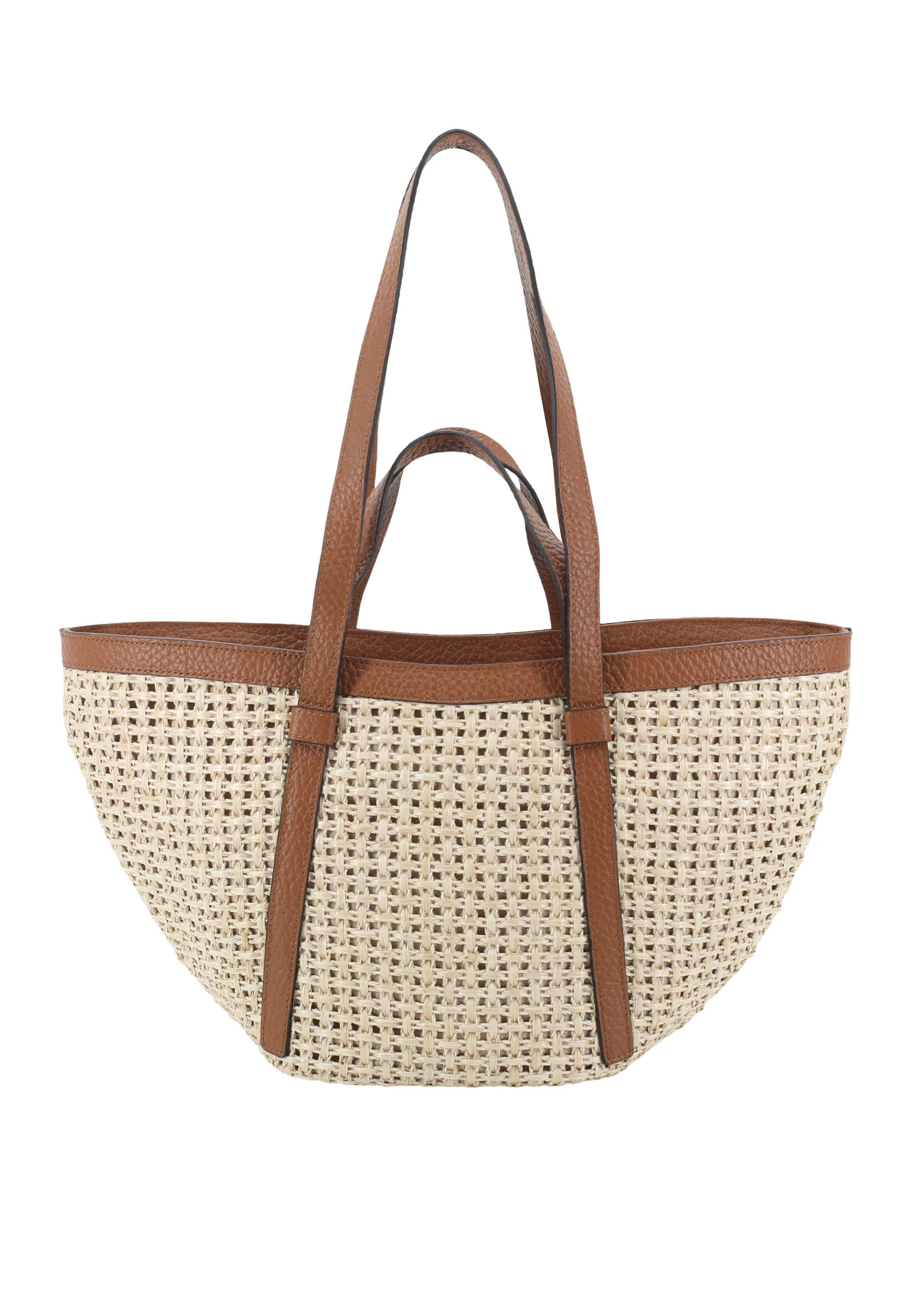 Shopper COSMO medium Raffia/leather