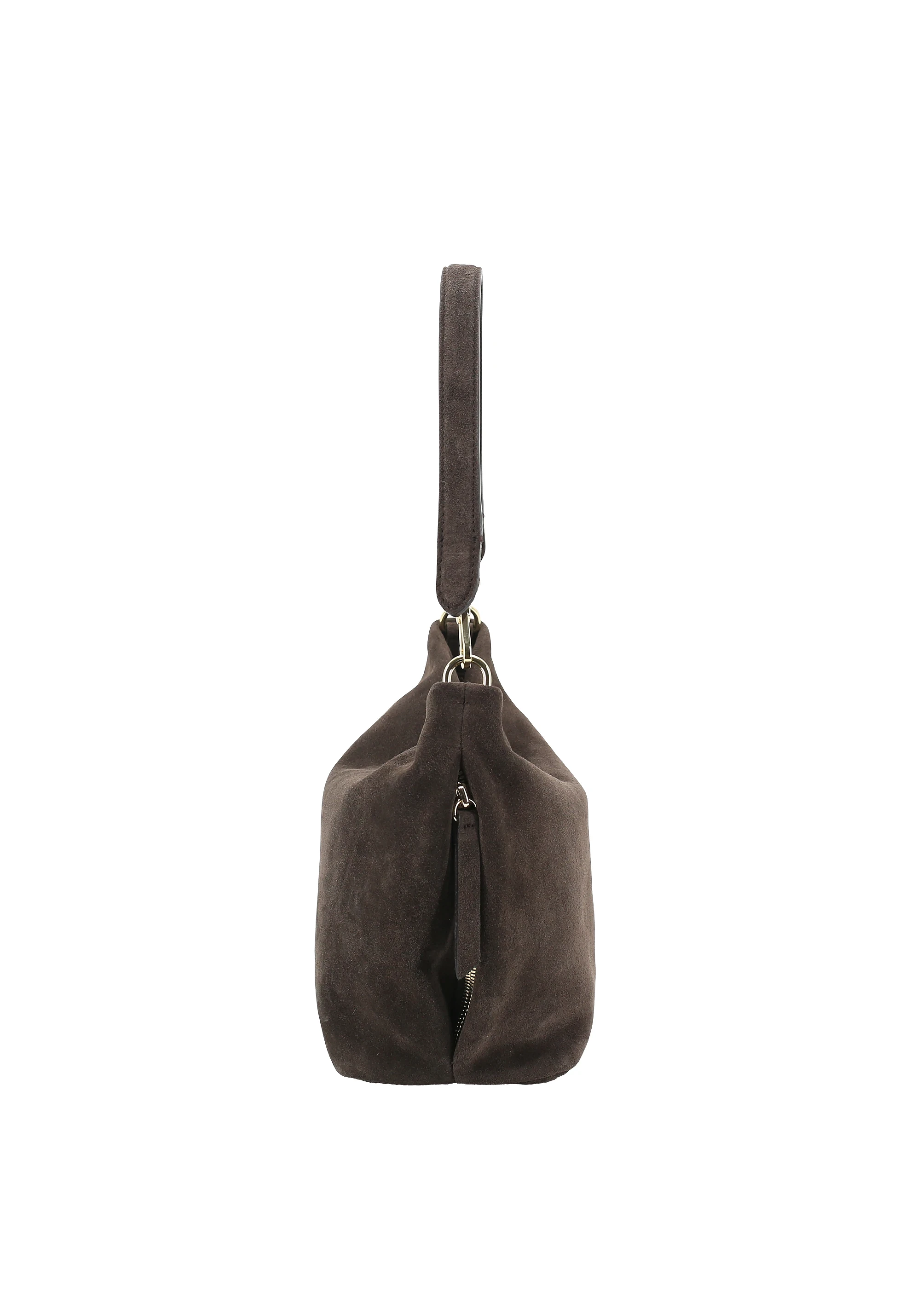 Bolso hobo EBONY SMALL Piel Suede