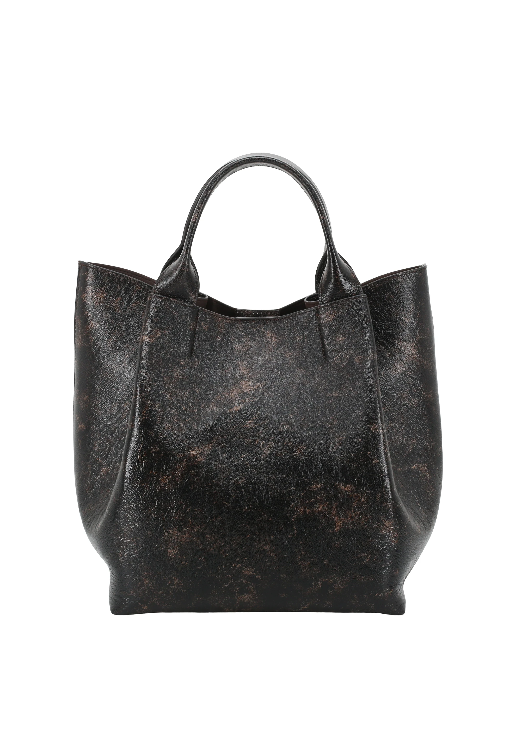 Shopper ESSENTIAL medium Leder Capre Vintage