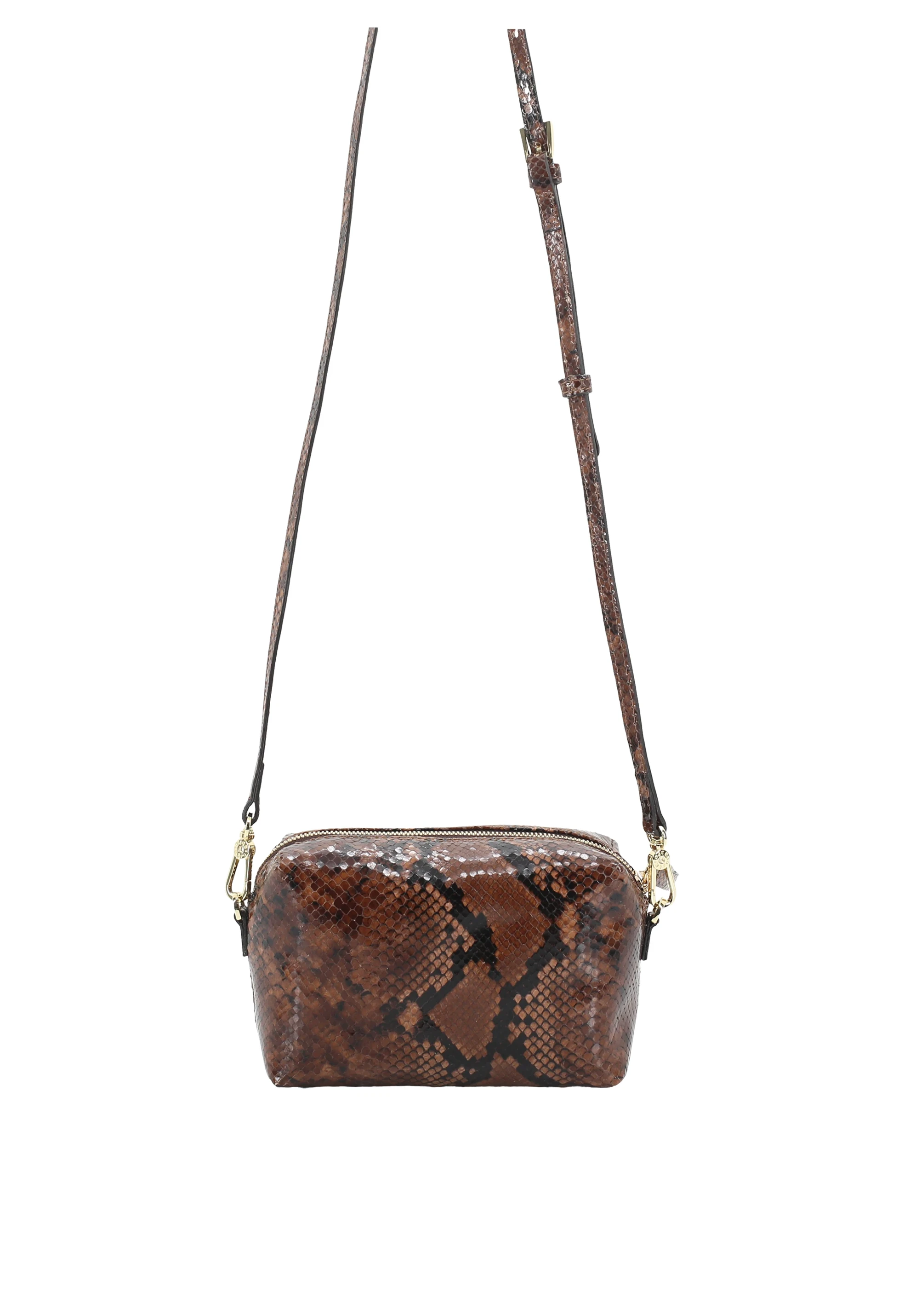 Cross body bag KAIA Leather phyton embossed