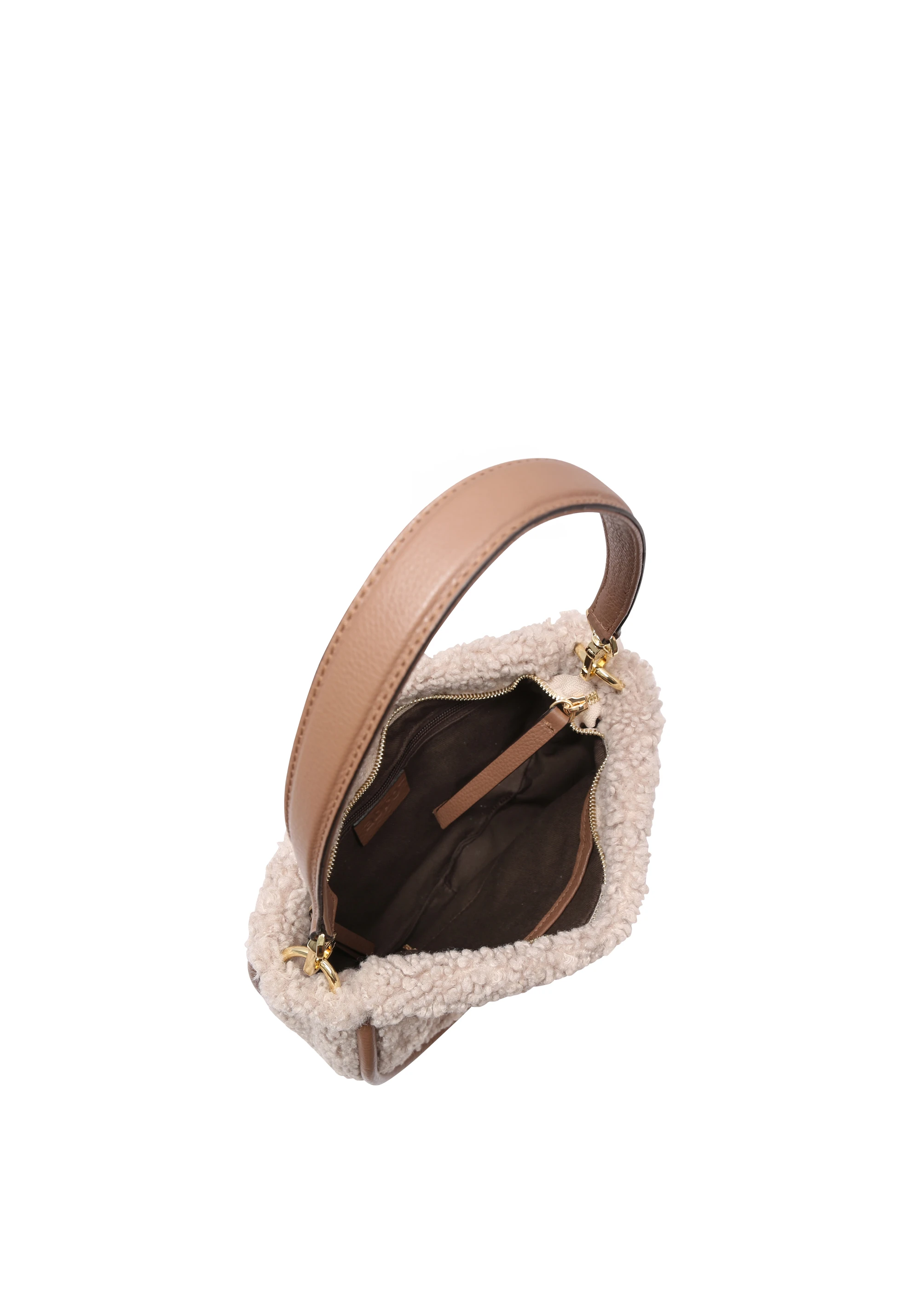 Bolso de hombro WILLOW Eco Fur Artico