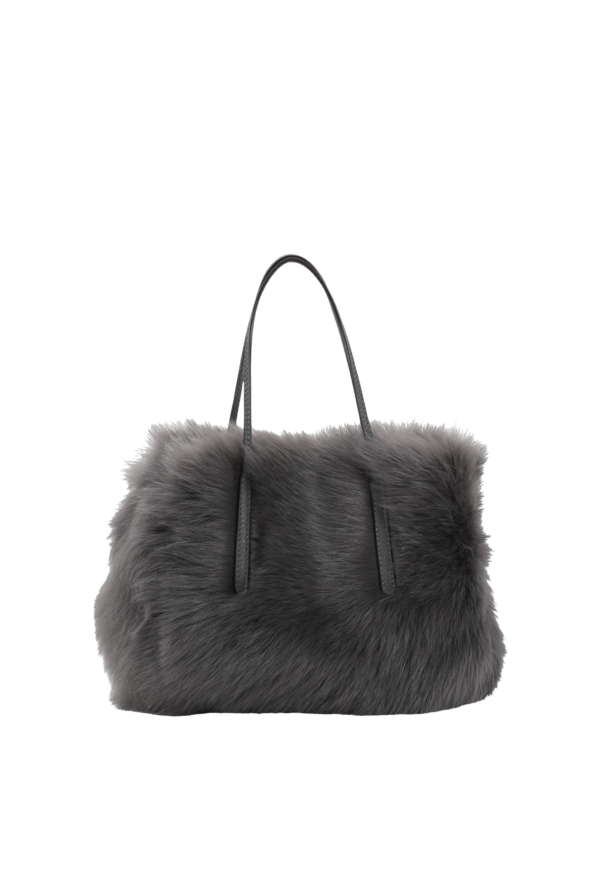 Handtasche NOELLE Leder Shearling LH