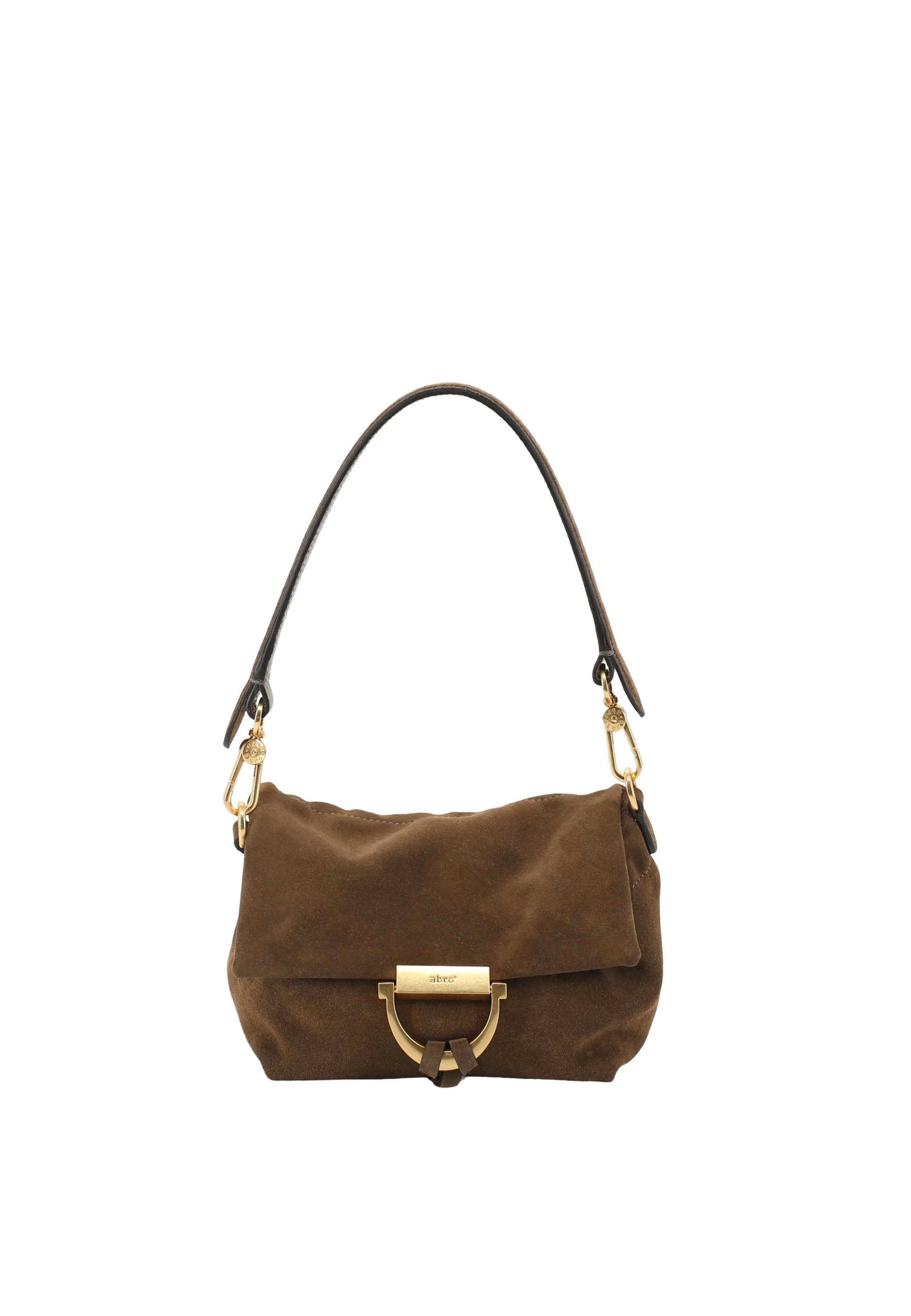 shoulder bag TEMI small Leather Suede