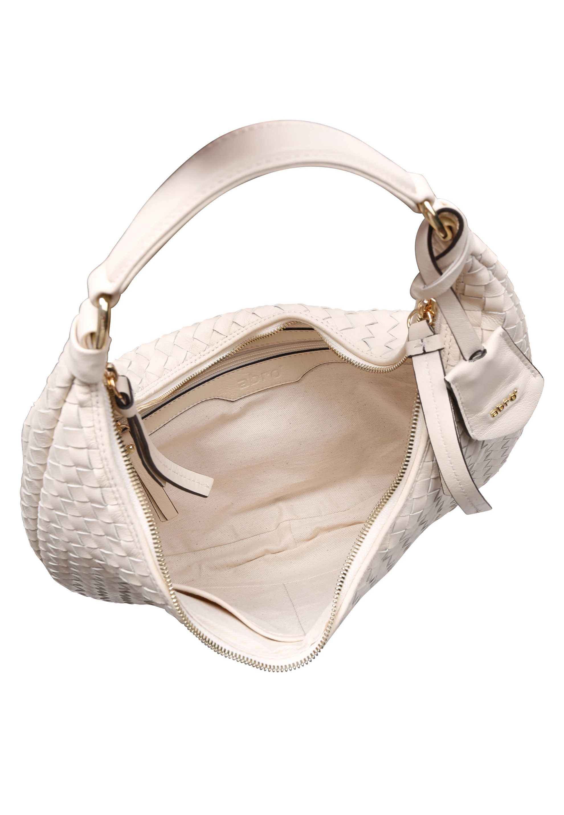 Beutel NANA small Leder Piuma weaving