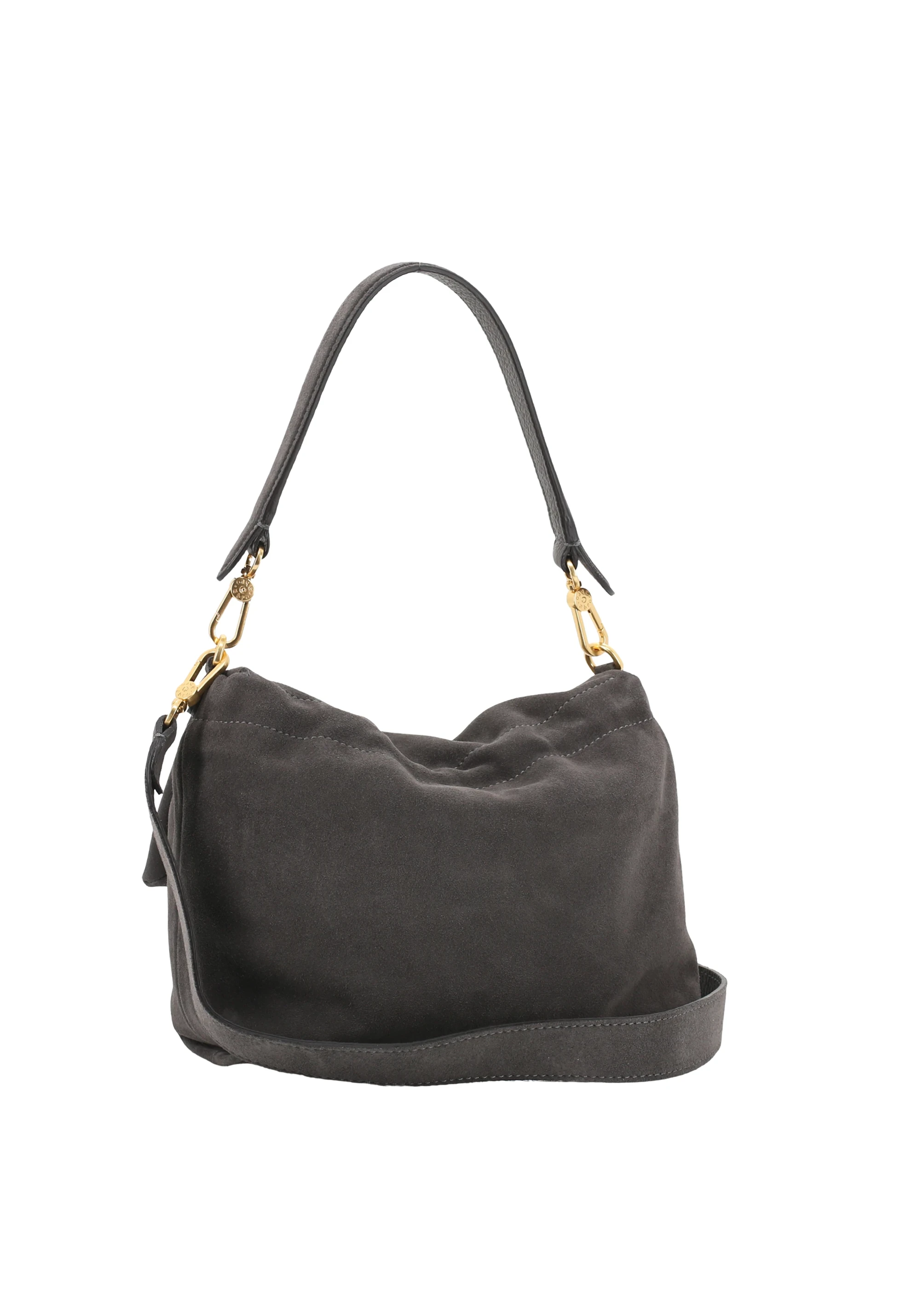 shoulder bag TEMI medium Leather Suede