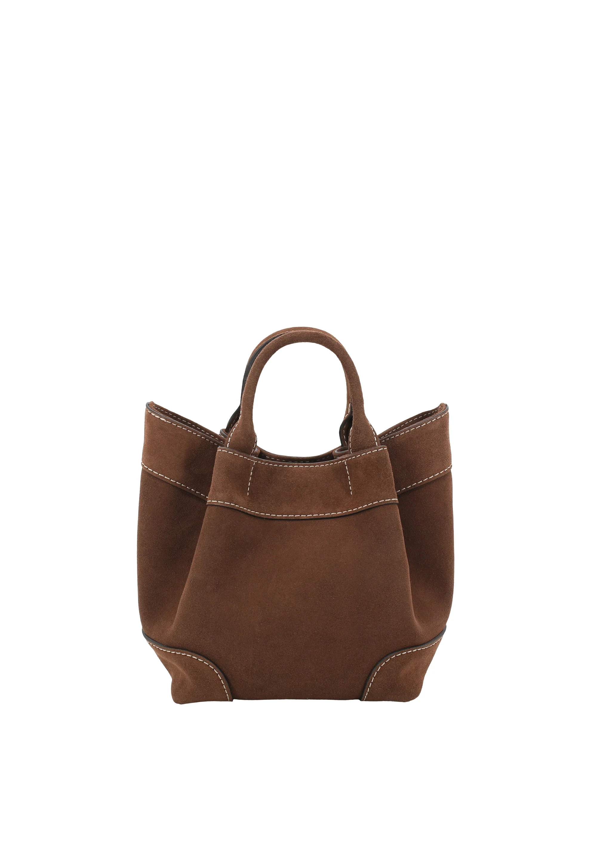 Shopping ESSENTIAL small Pelle Suede