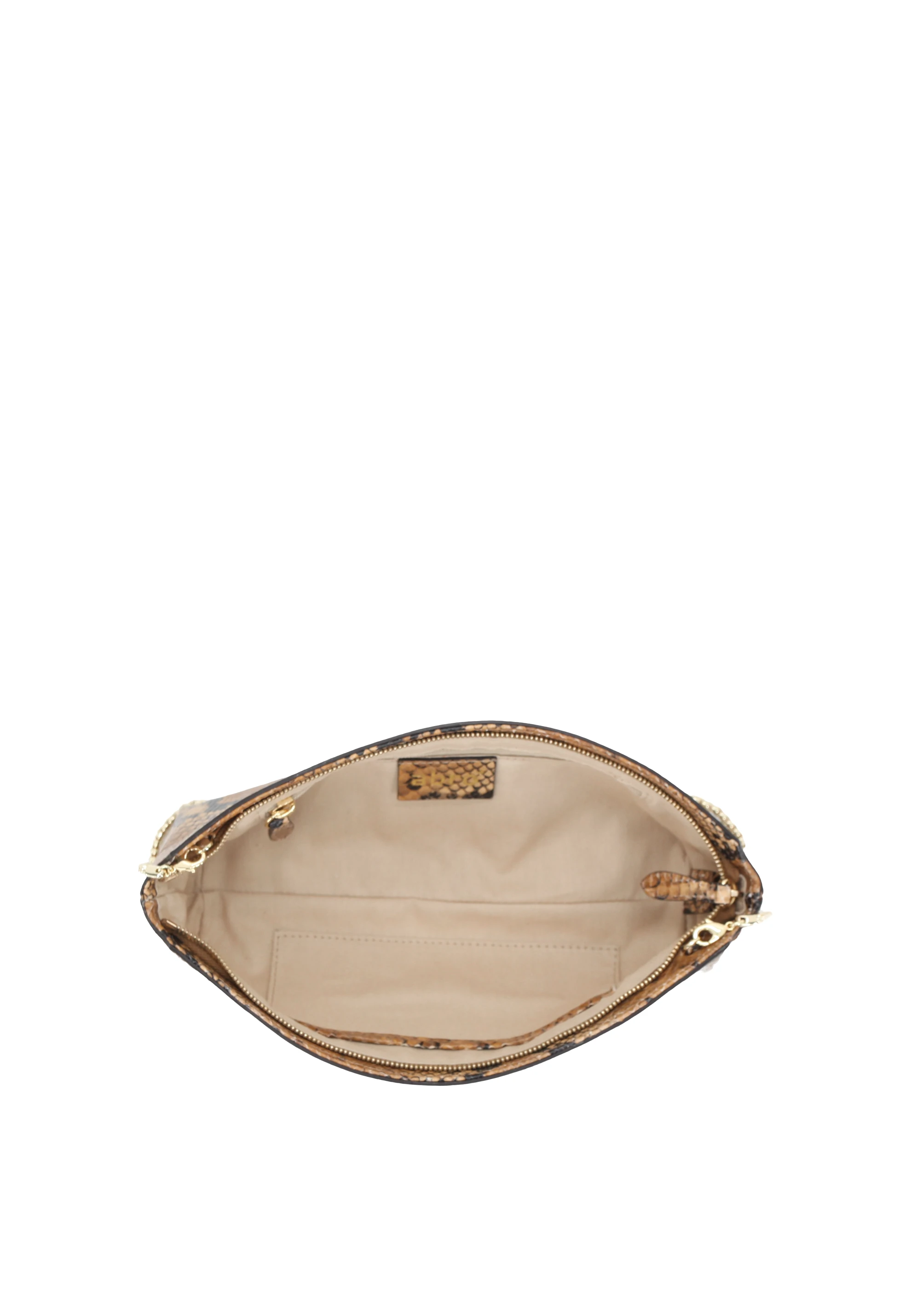 Schultertasche BALLROOM Leder Phyton geprägt