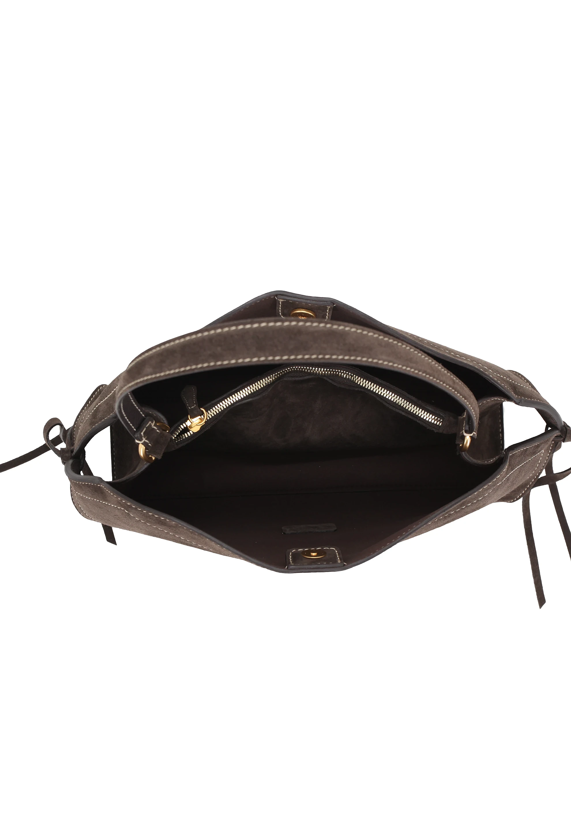 bolso de mano NECESSITY SMALL Piel SUEDE