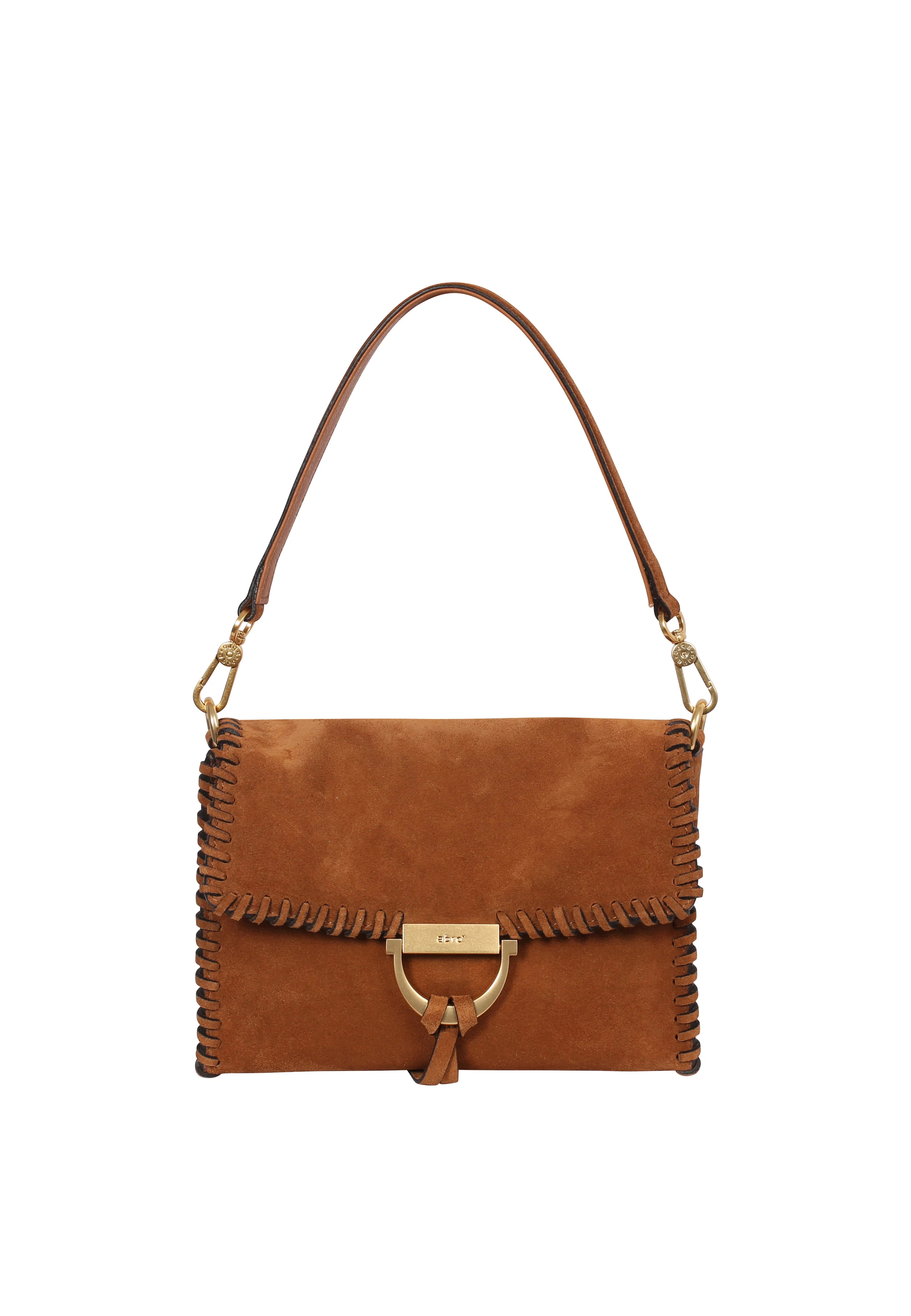 Sac porté épaule TEMI STITCH Cuir Suede