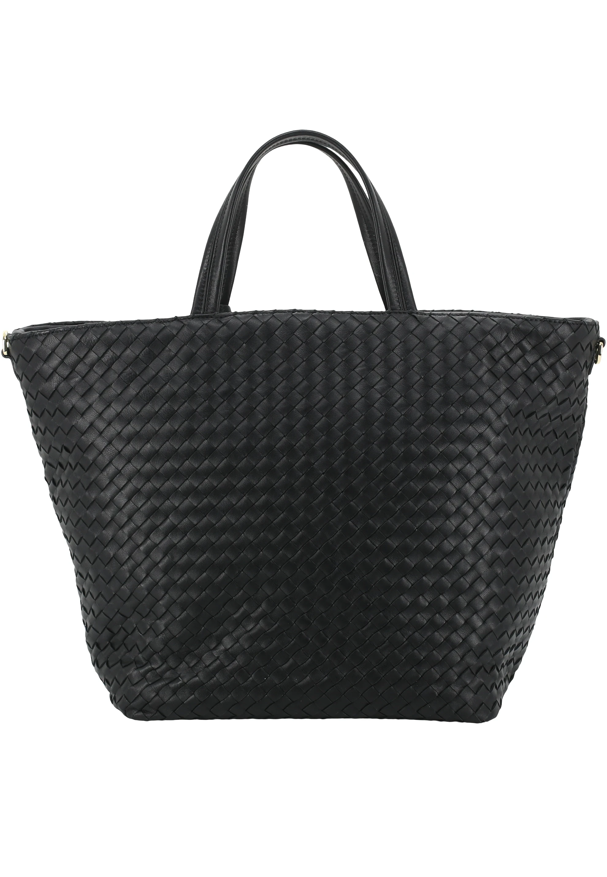 sac shopping ALBA Cuir Piuma Weaving