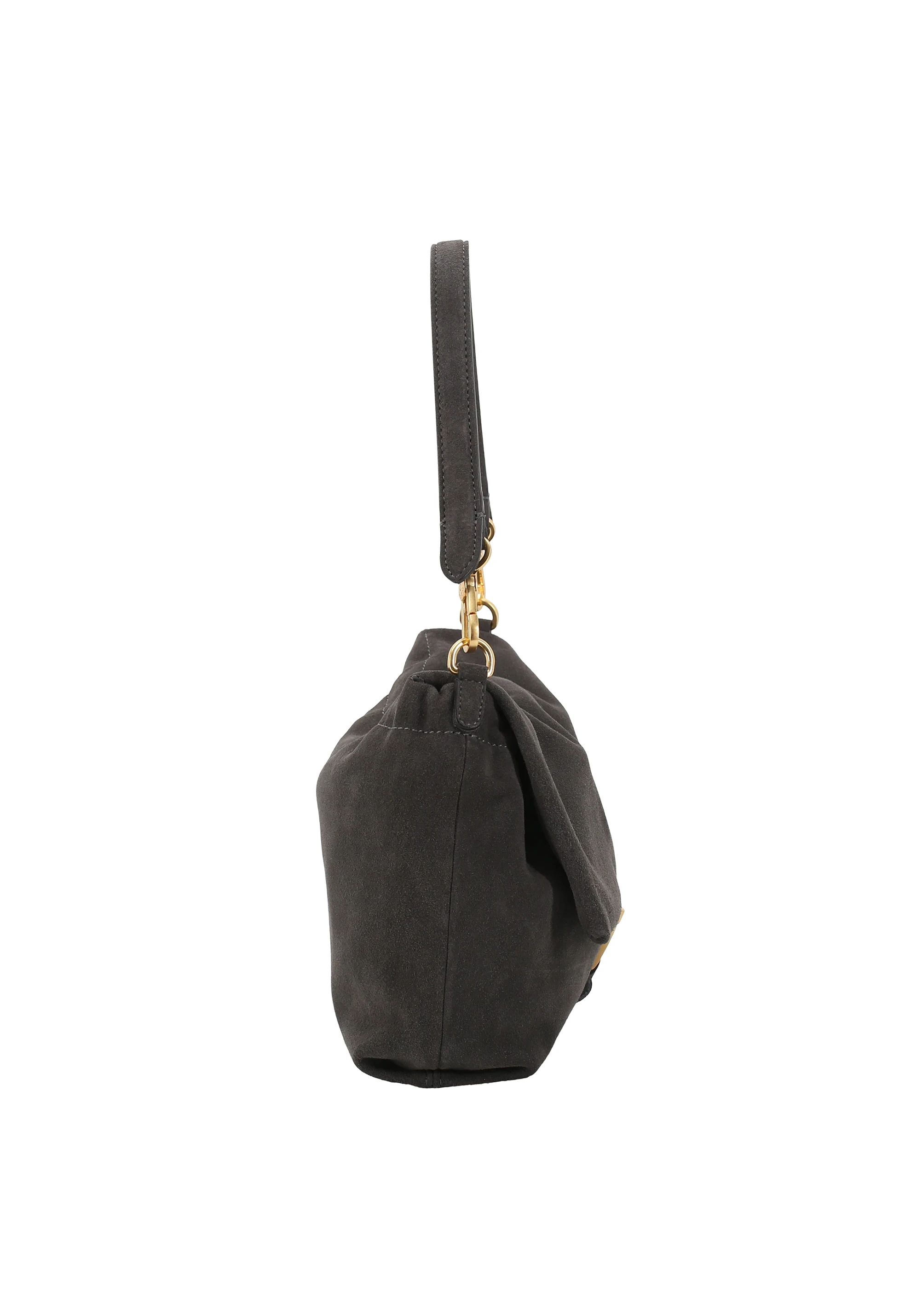 shoulder bag TEMI medium Leather Suede