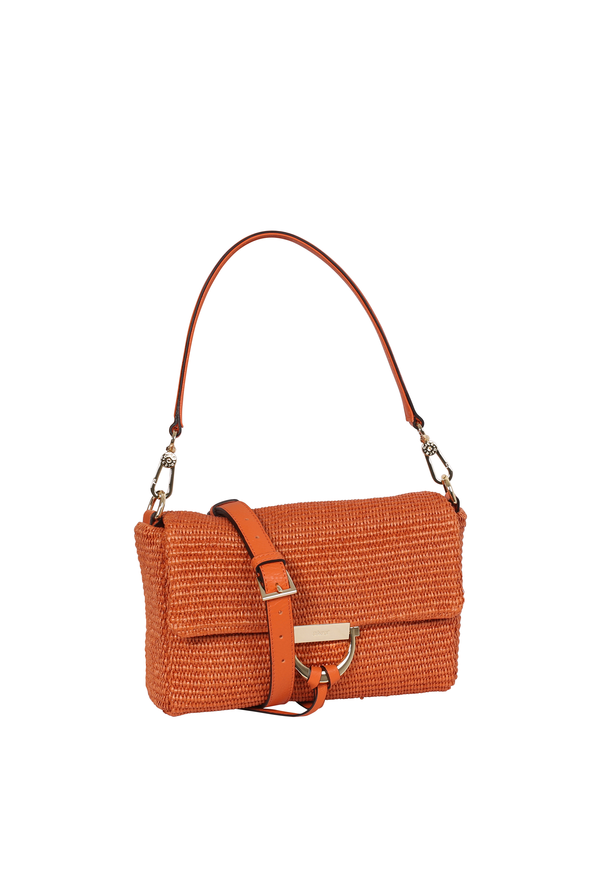 Schultertasche TEMI Raffia classic