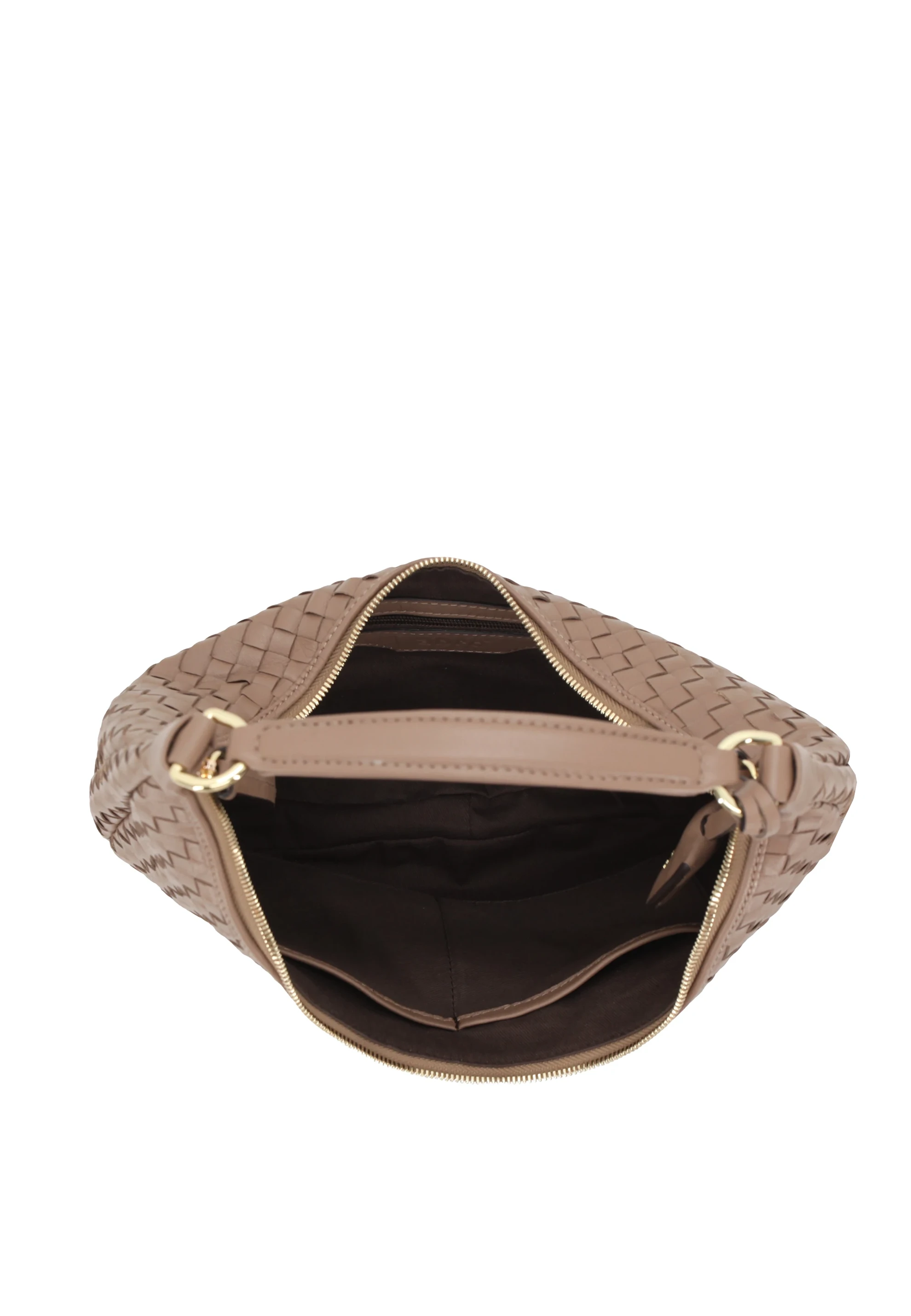 Sacca NANA small Pelle Piuma woven