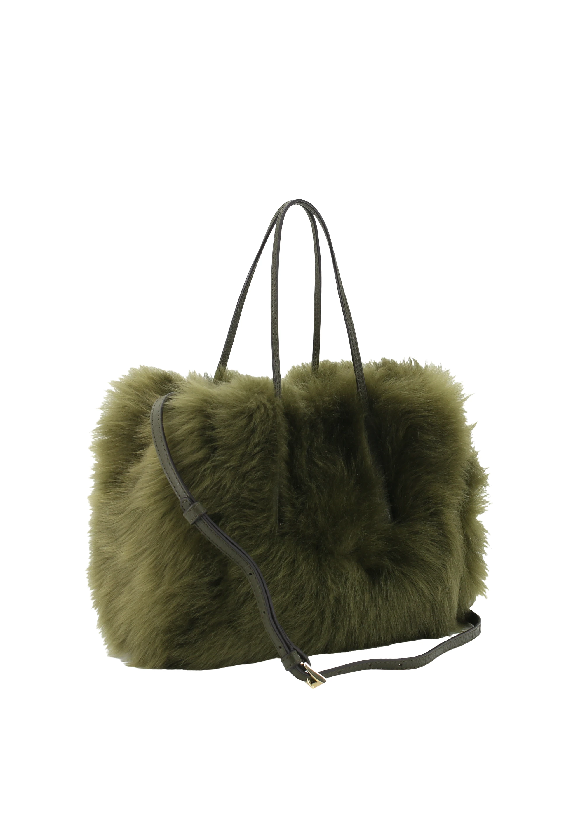 Handtasche NOELLE Leder Shearling LH