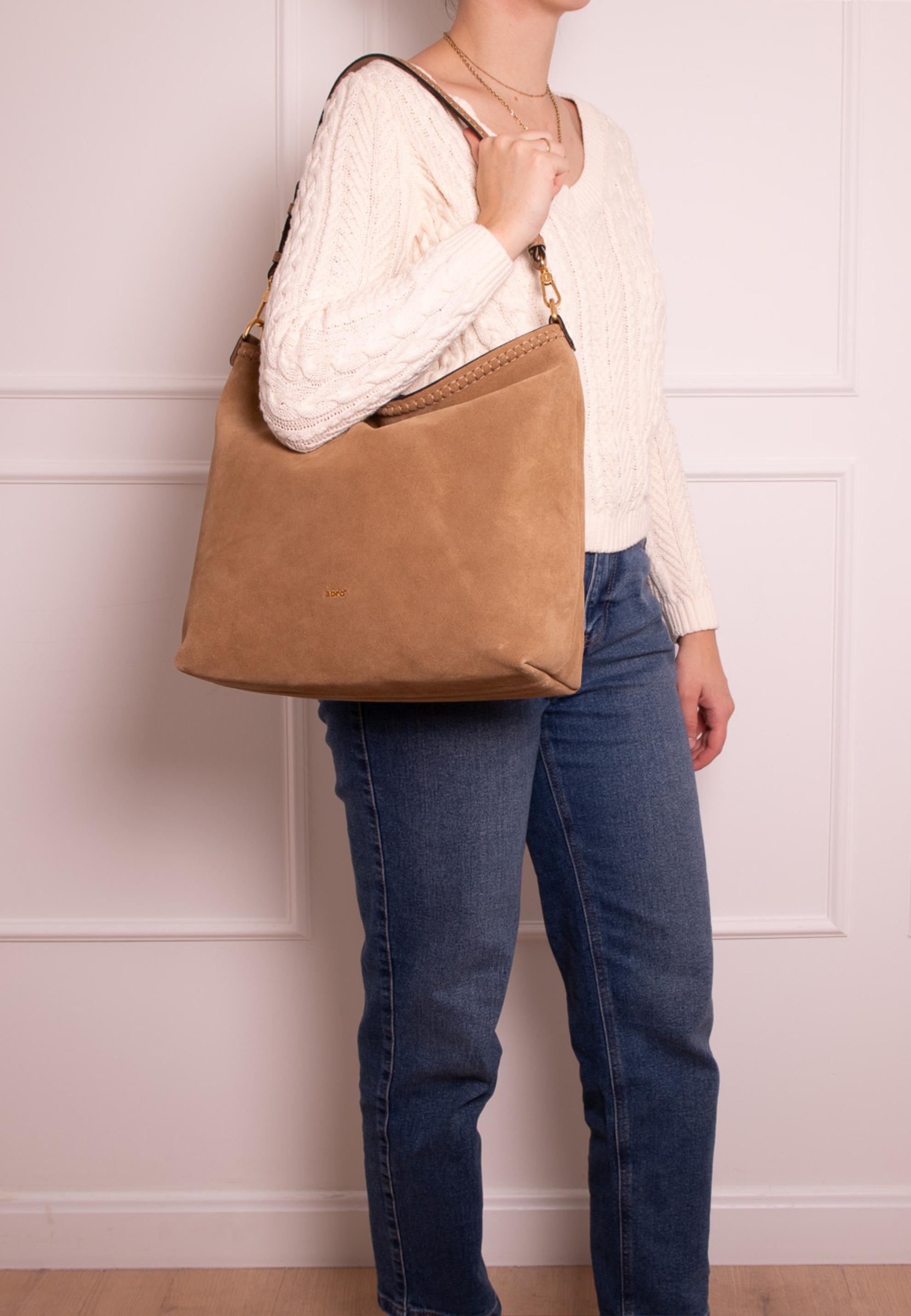 Sac SIGNATURE Cuir SUEDE