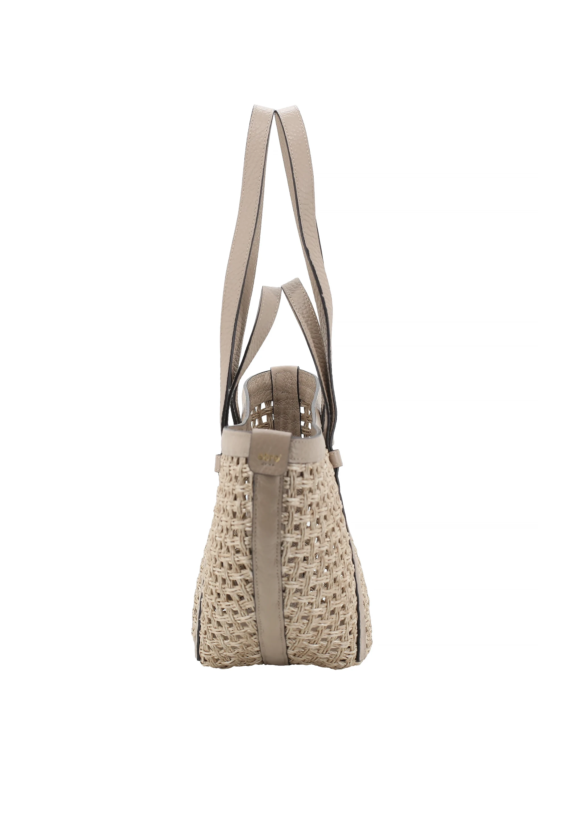 Shopper COSMO medium Raffia/Leder