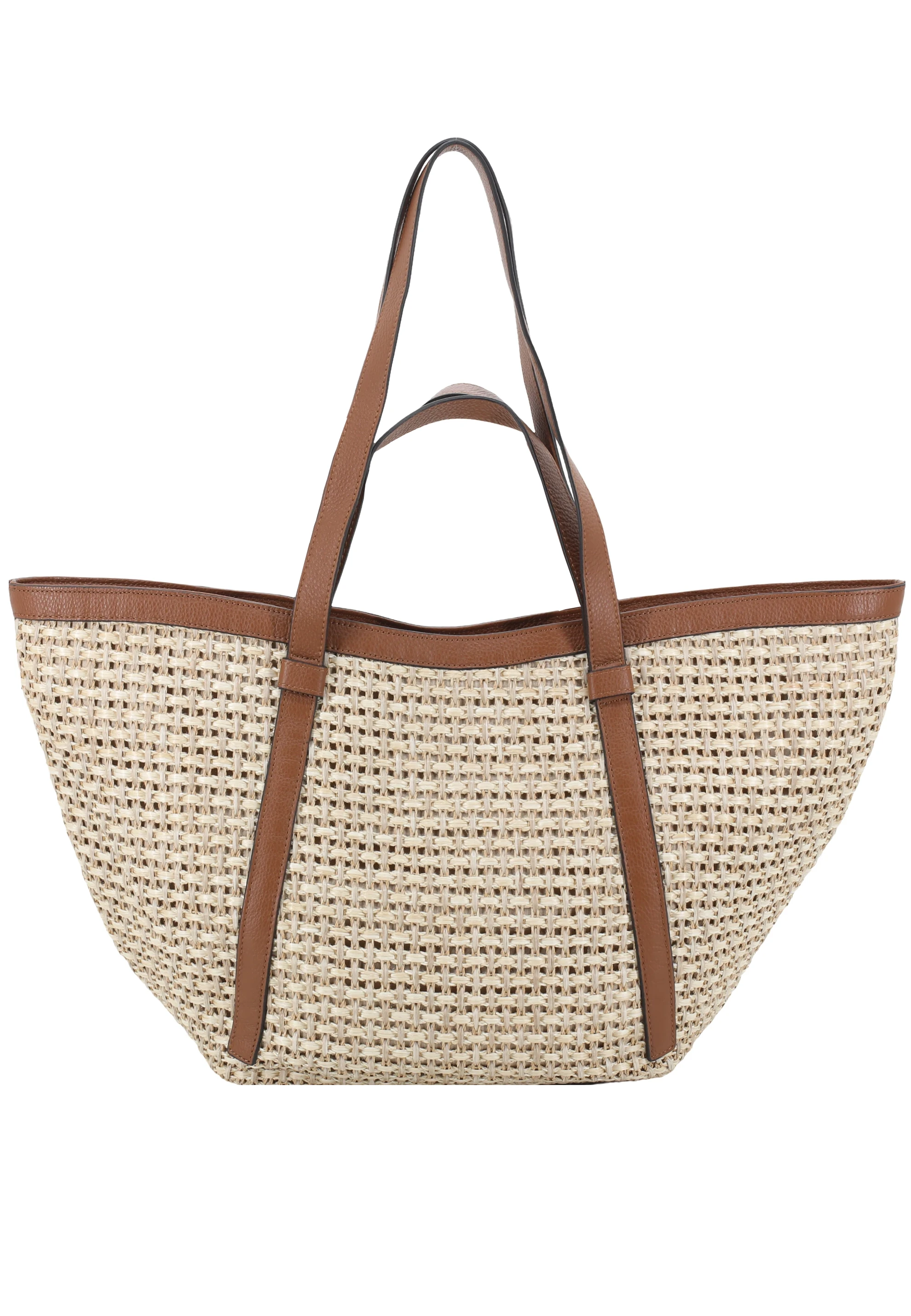 Shopper COSMO large Raffia/pelle