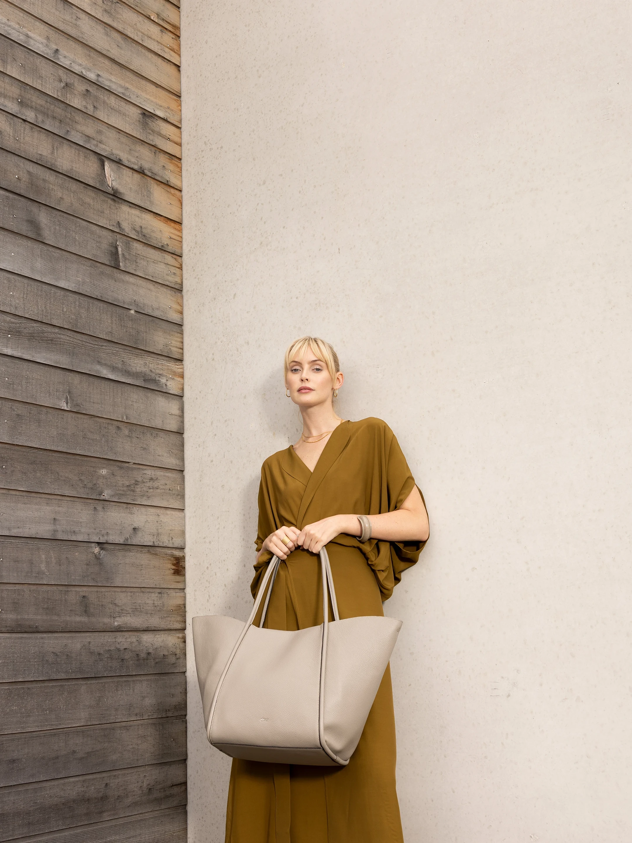 Shopper WILLOW Leder Agave