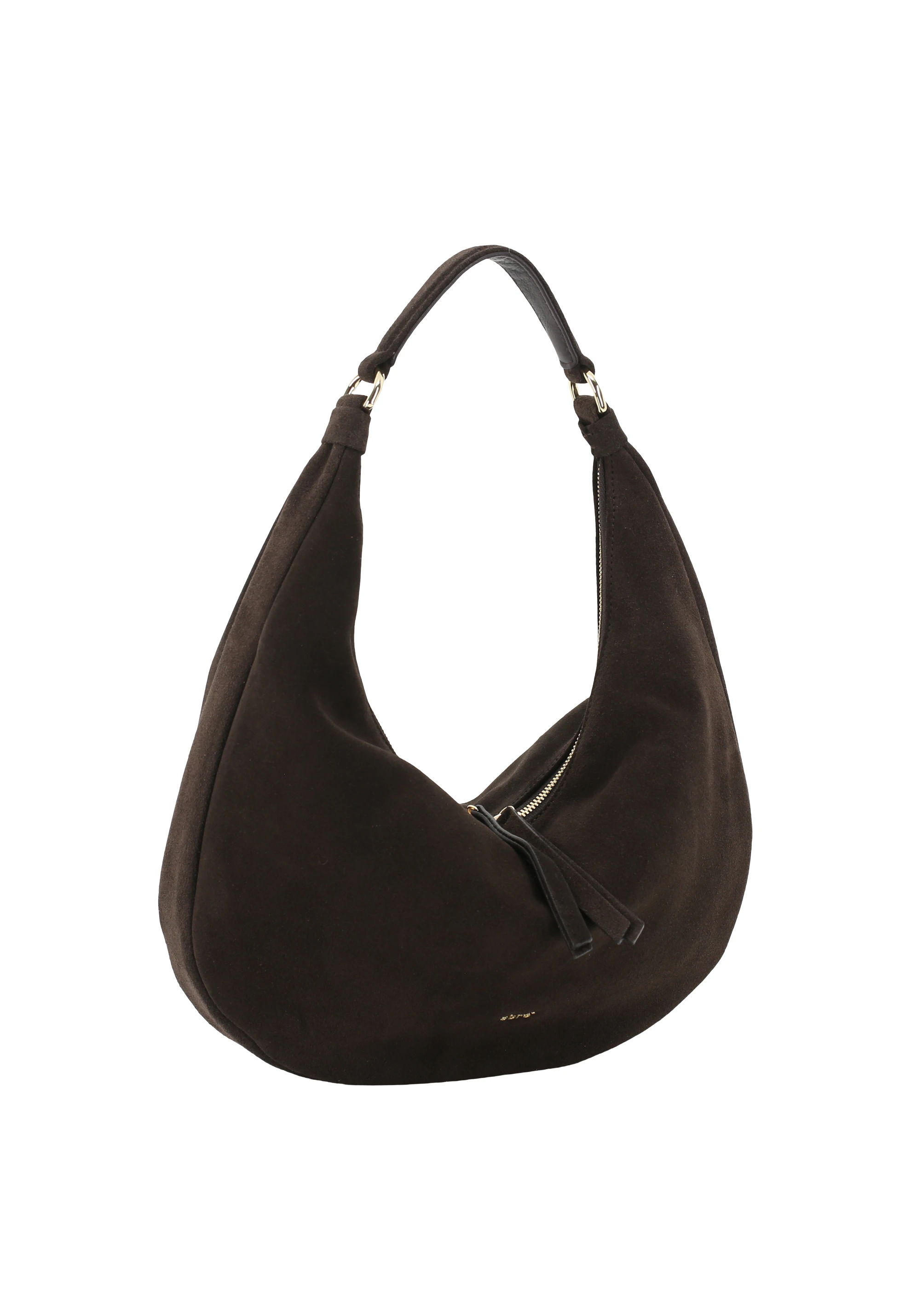 Beutel NANA small Leder Suede