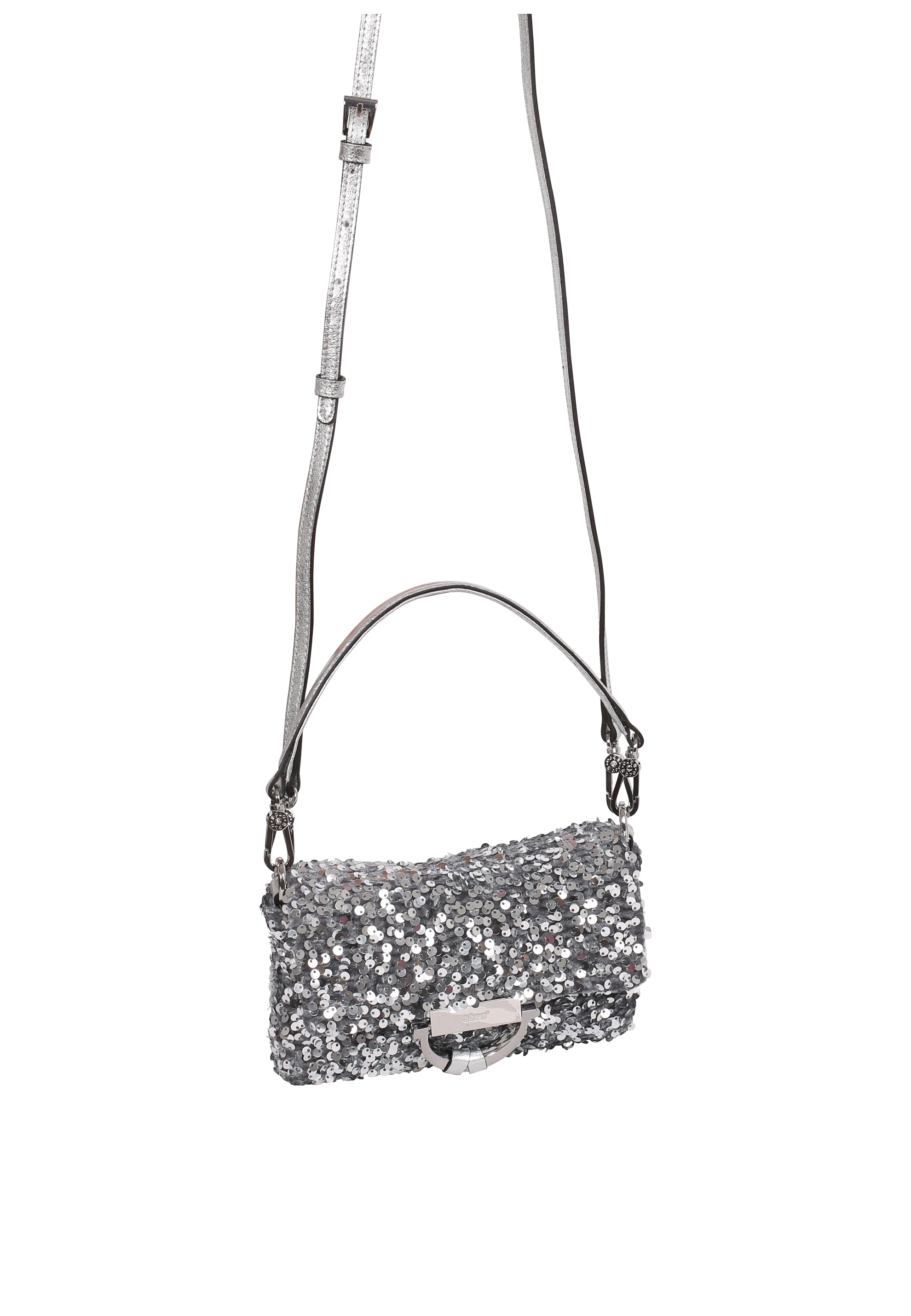 Schultertasche TEMI Stoff Sequins