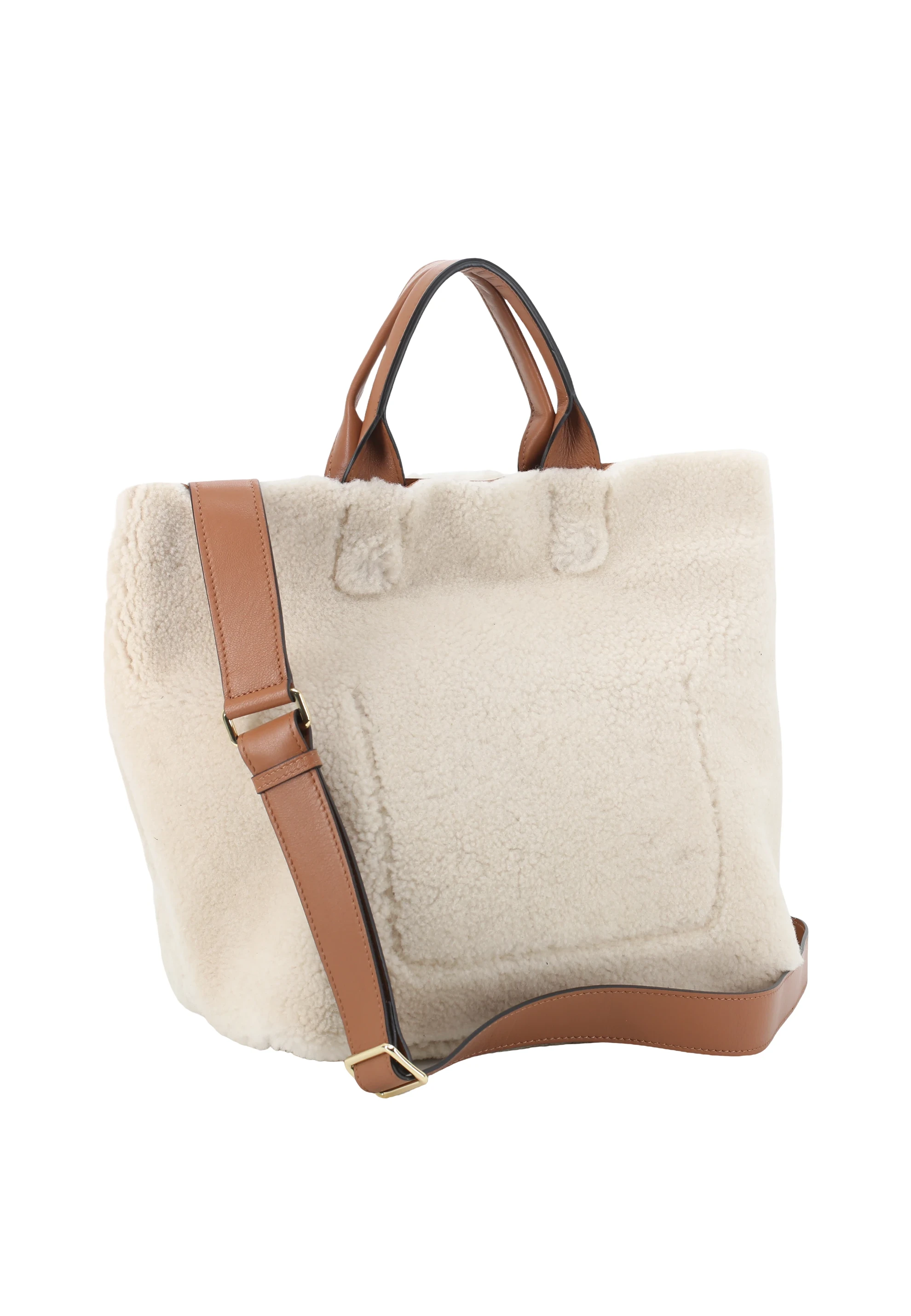 Shopper RAQUEL big Leather Shearling reversible