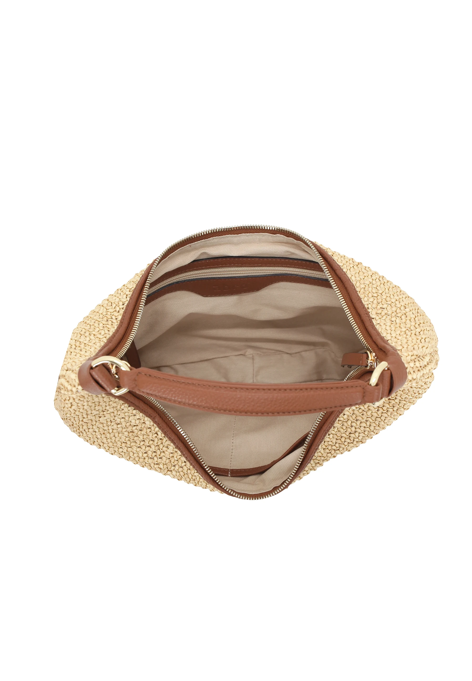 Beutel NANA small Raffia Maglia/Leder