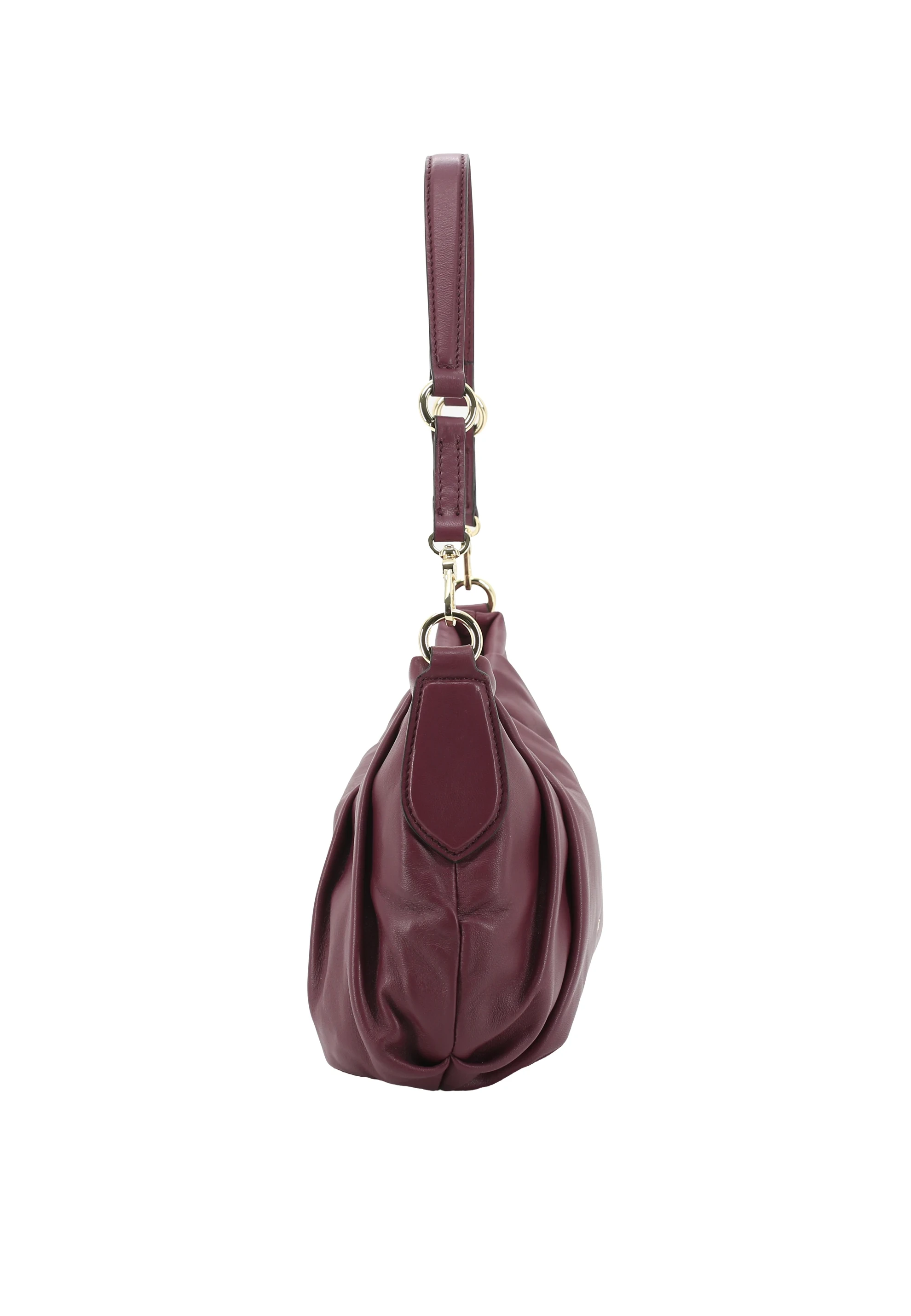 Schultertasche DAYA Leder Piuma lucido