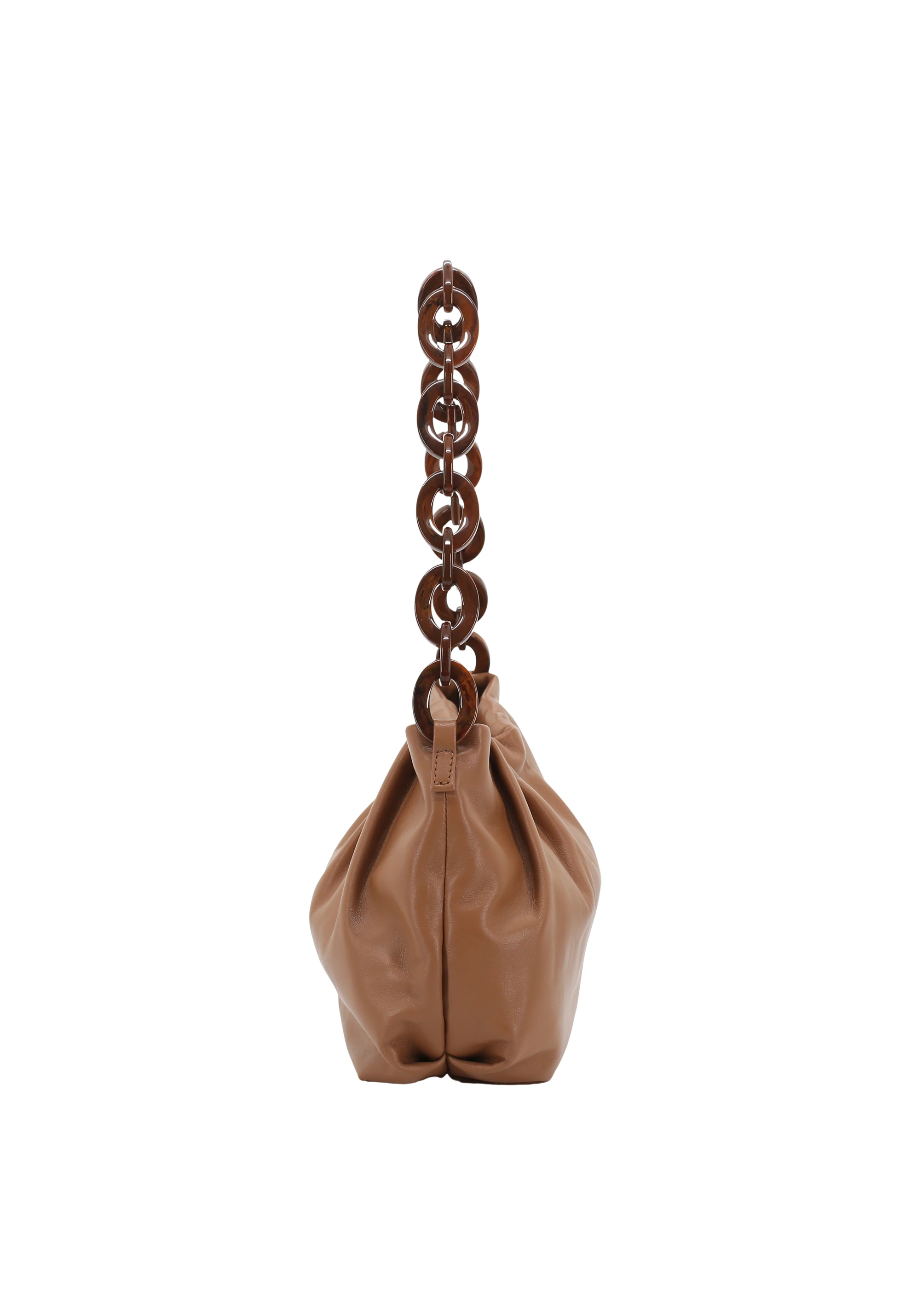 Borsa a spalla DAYA Pelle Piuma lucido Borsa a spalla DAYA Pelle Piuma lucido