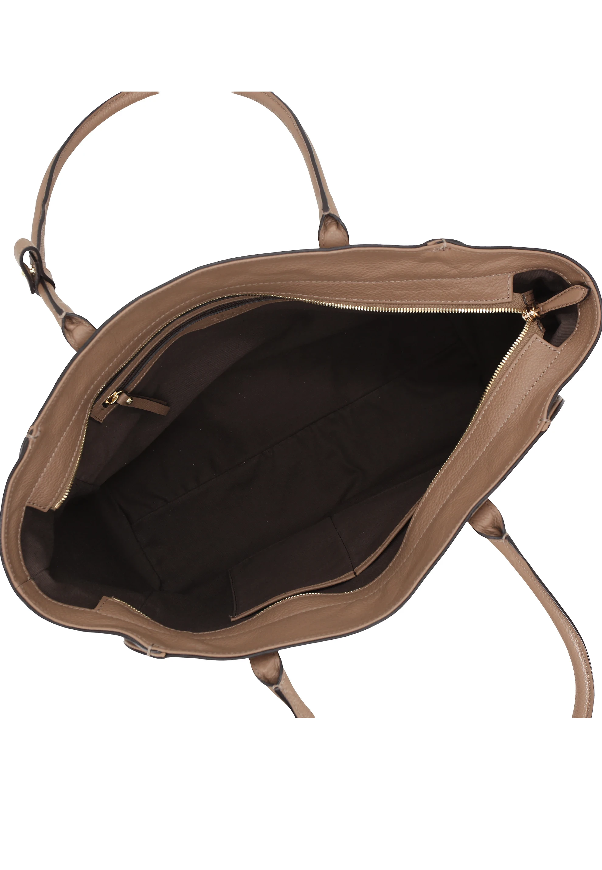 shopper BLOSSOM BIG Leather AGAVE